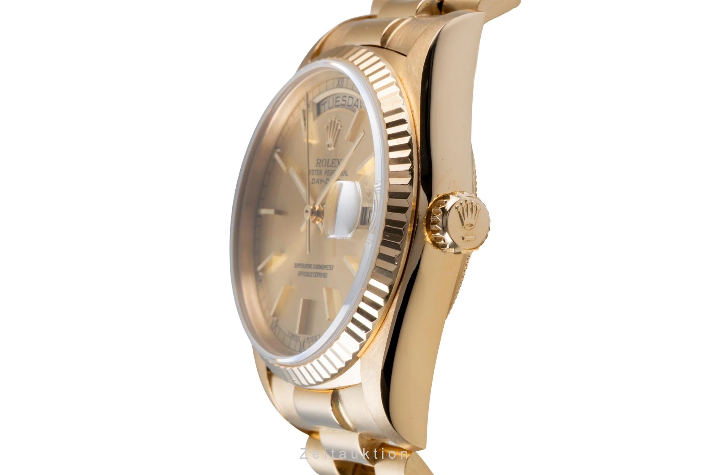 Rolex Day-Date 18 ct gold automatic men's watch 18038  [2506494] - Image 7