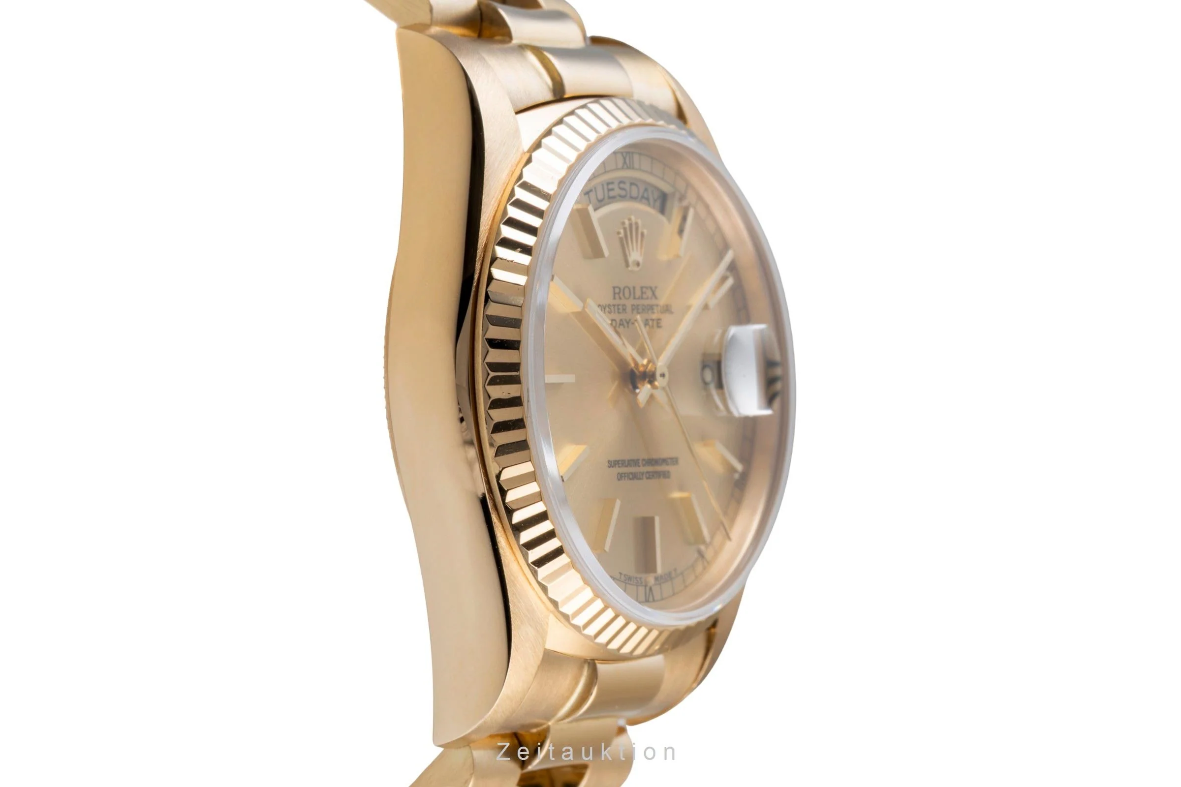 Rolex Day-Date 18 ct gold automatic men's watch 18038  [2506494] - Image 8