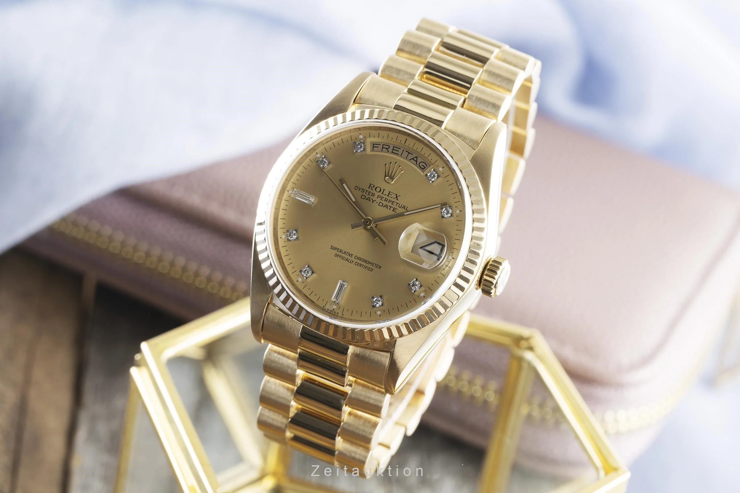 Rolex Day-Date 18 ct gold automatic men's watch 18038 Vintage  [2200945] - Image 2