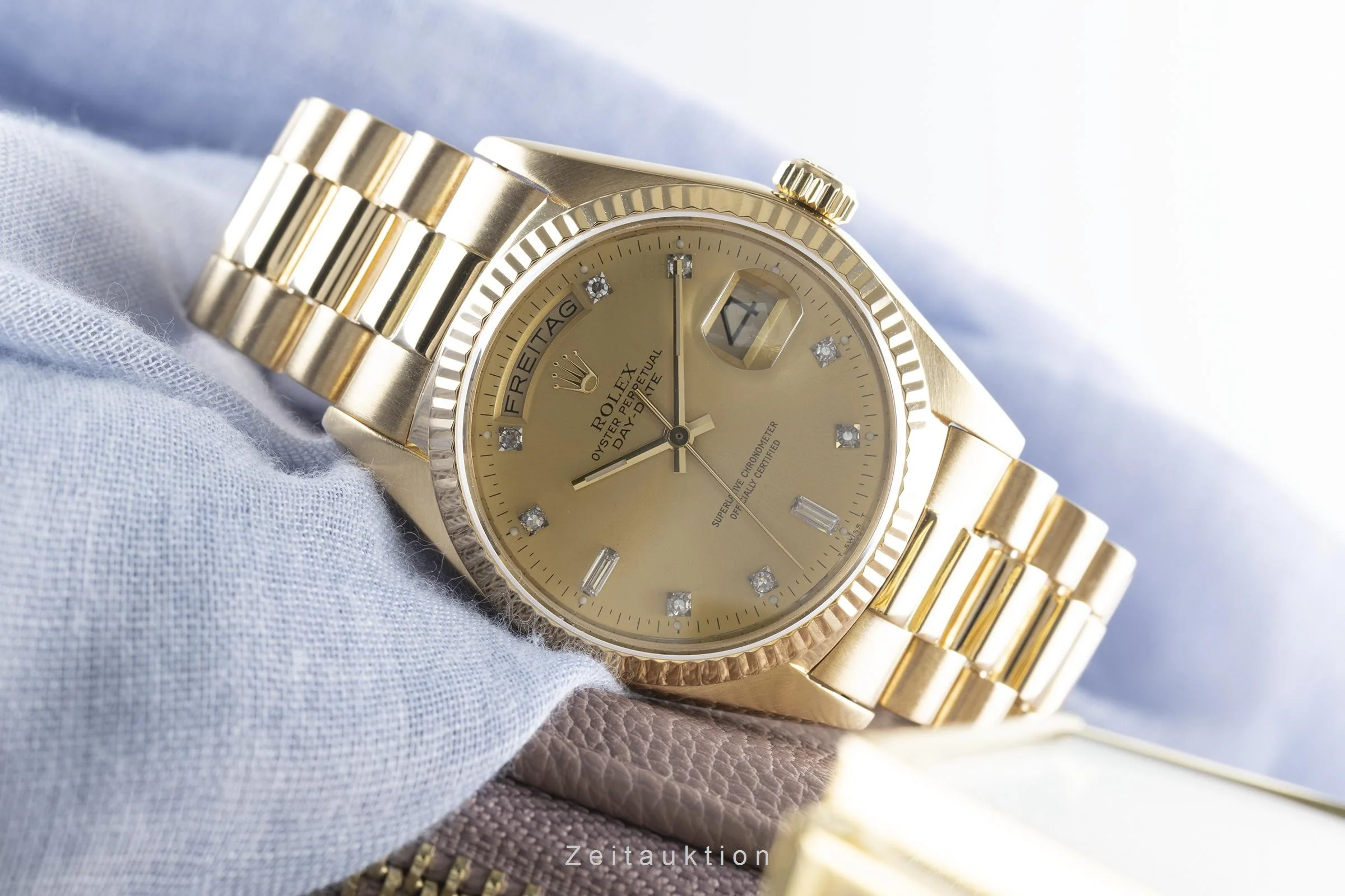 Rolex Day-Date 18 ct gold automatic men's watch 18038 Vintage  [2200945] - Image 3