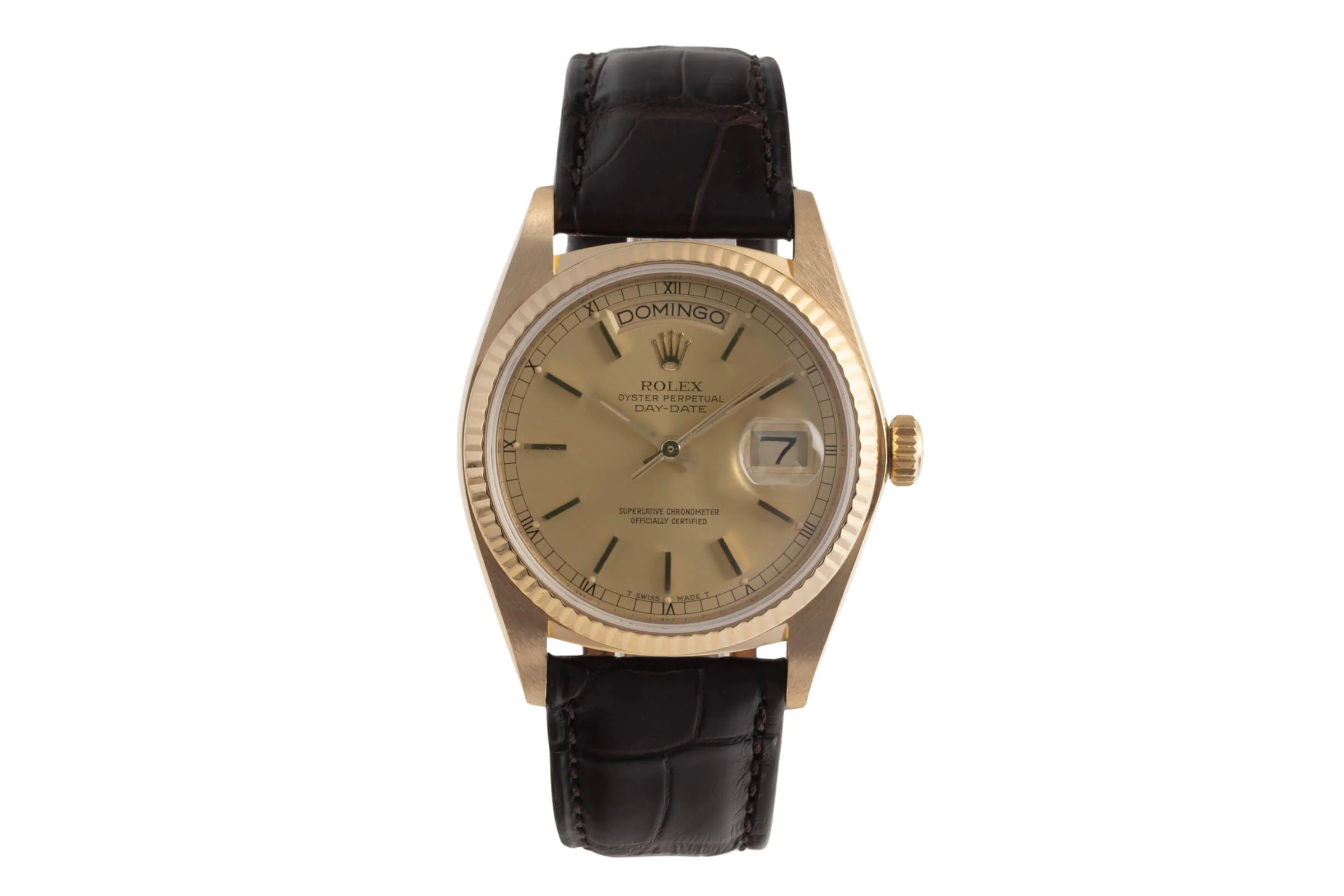 Rolex Day-Date 18 ct gold automatic men's watch 18038 Vintage  [2501534] - Image 5