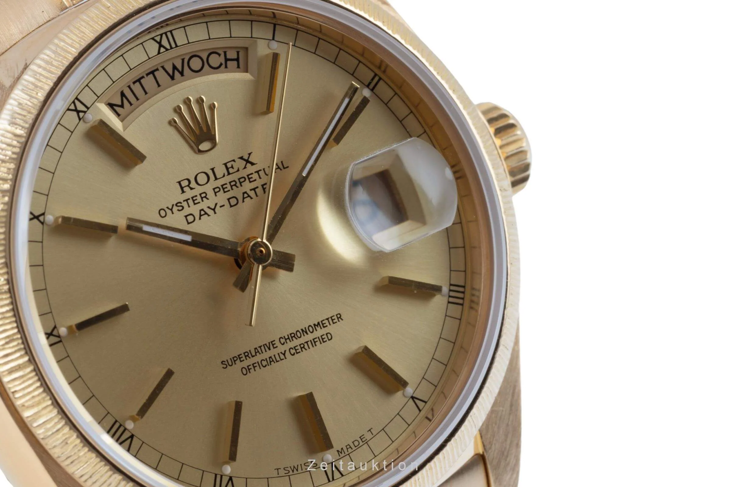 Rolex Day-Date 18 ct gold automatic men's watch 18078  [2404138] - Image 15