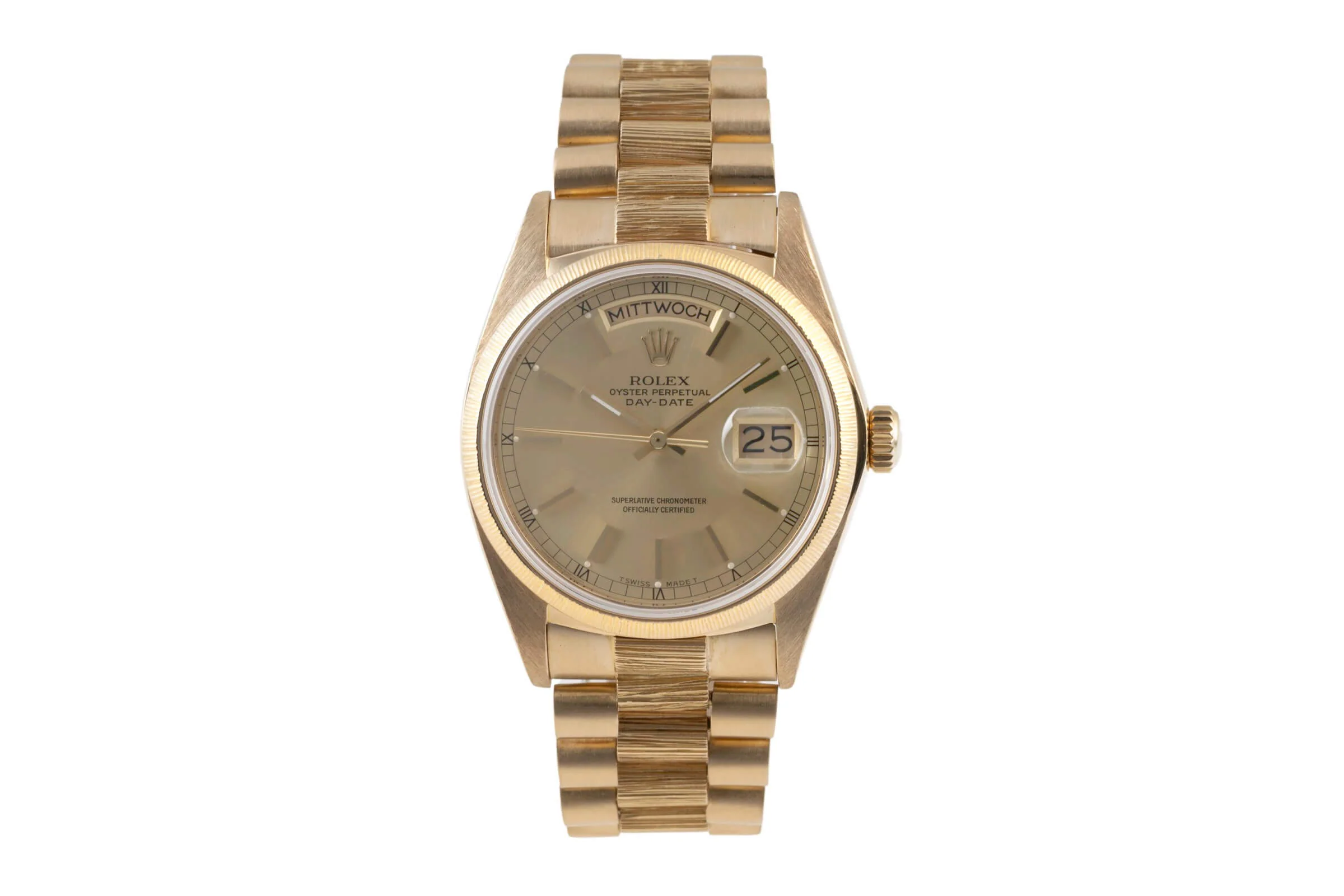 Rolex Day-Date 18 ct gold automatic men's watch 18078  [2404138] - Image 4
