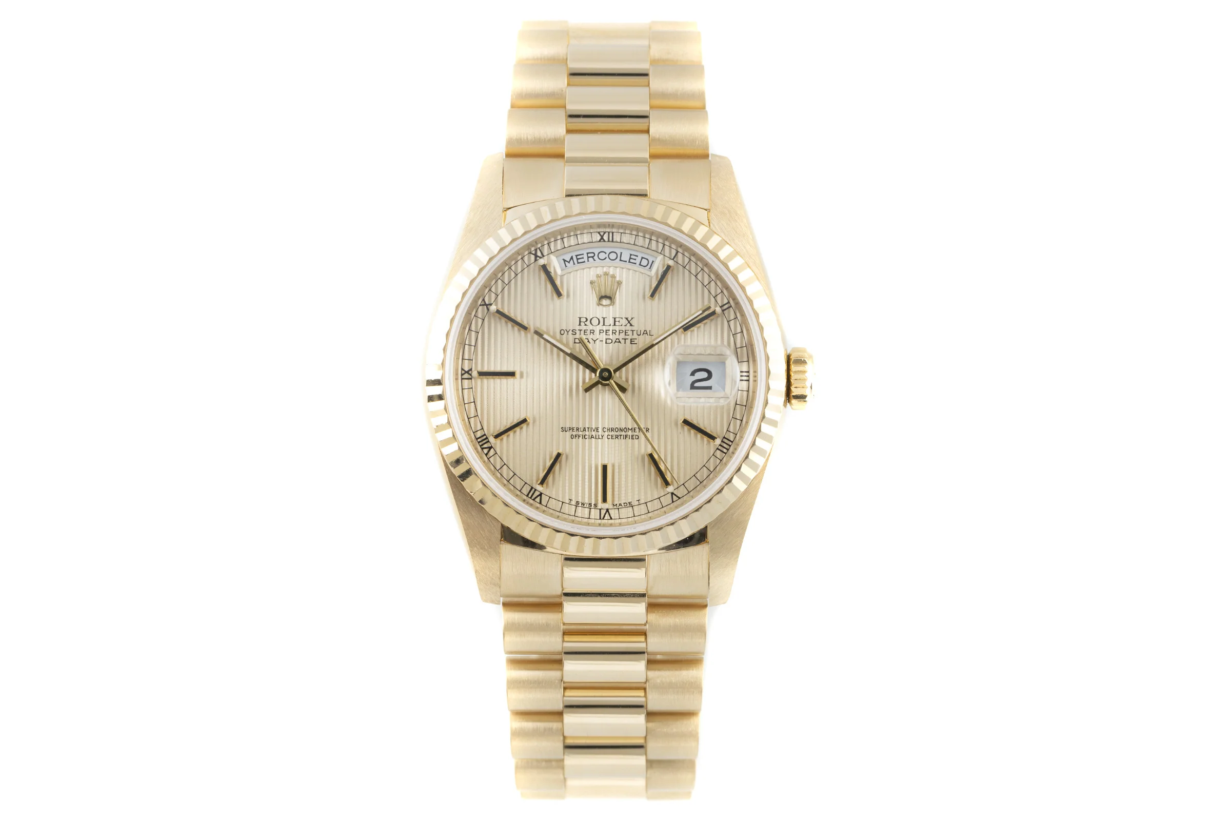 Rolex Day-Date 18 ct gold automatic men's watch 18238  [2203360] - Image 4
