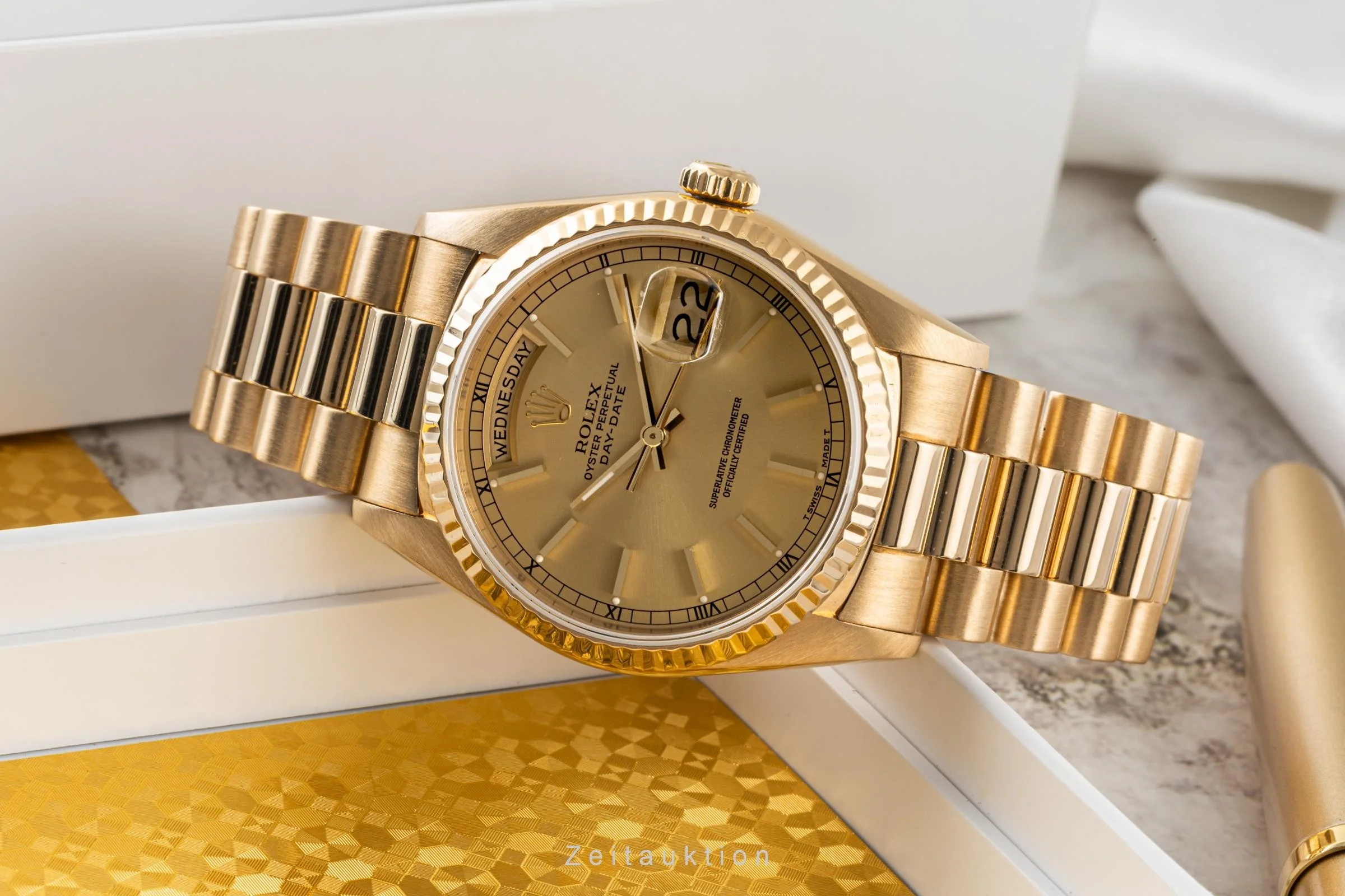 Rolex Day-Date 18 ct gold automatic men's watch 18238 LP: 34400EUR  [2304622] - Image 2