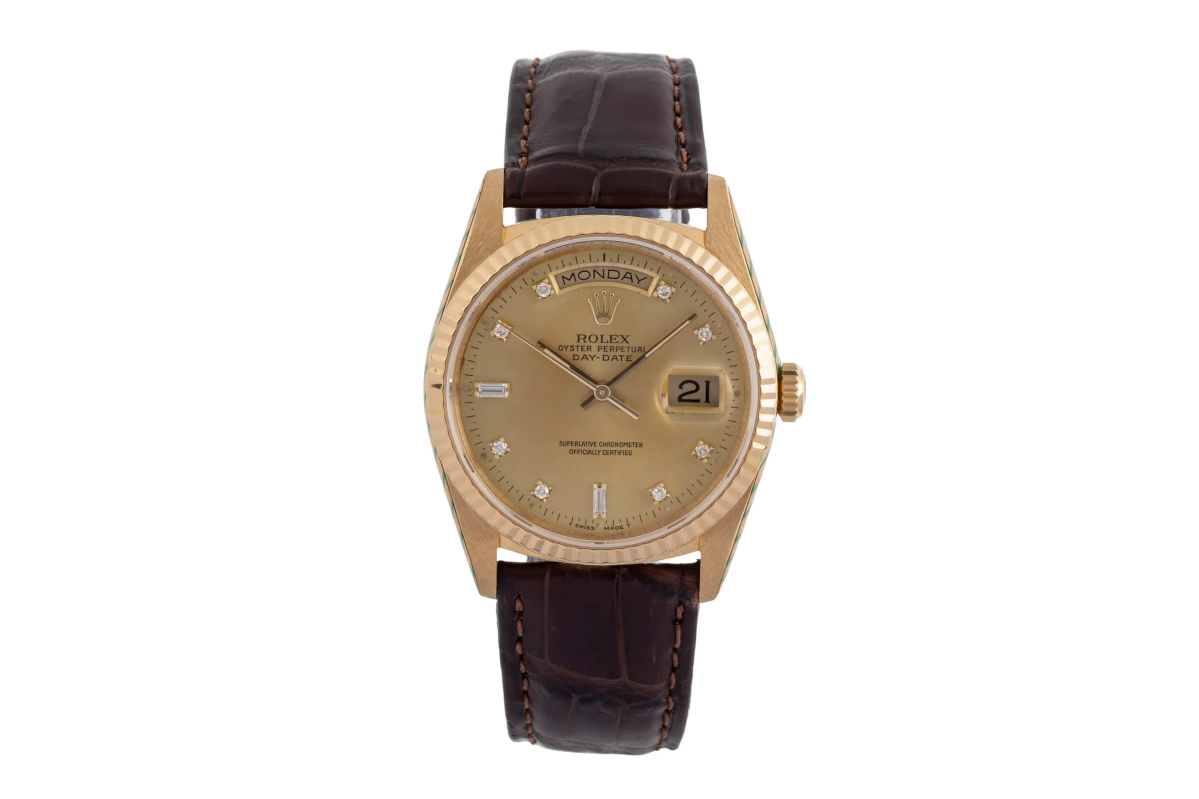 Rolex Day-Date 18 ct gold automatic men's watch 18238  [2502548] - Image 5