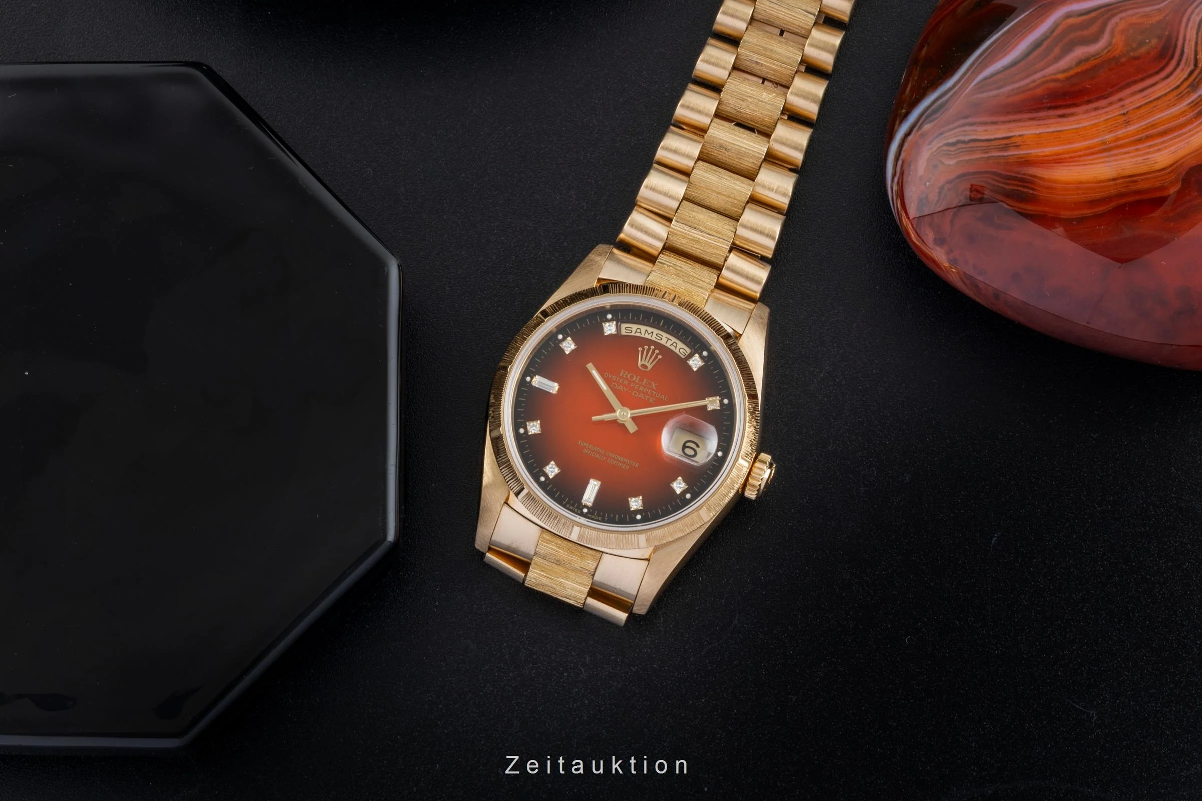 Rolex Day-Date 18 ct gold automatic men's watch 18248  [2506194] - Image 17
