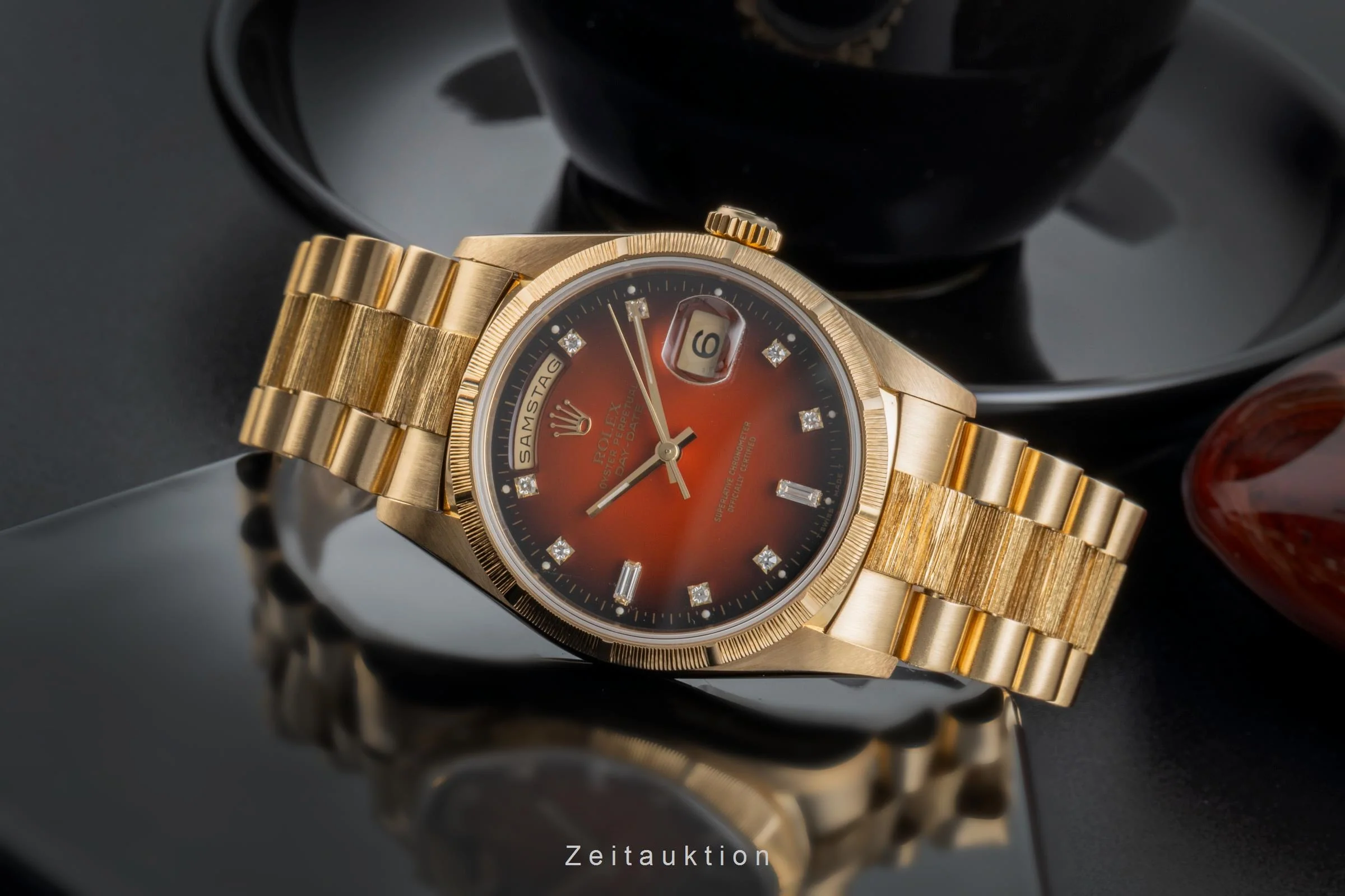 Rolex Day-Date 18 ct gold automatic men's watch 18248  [2506194] - Image 3