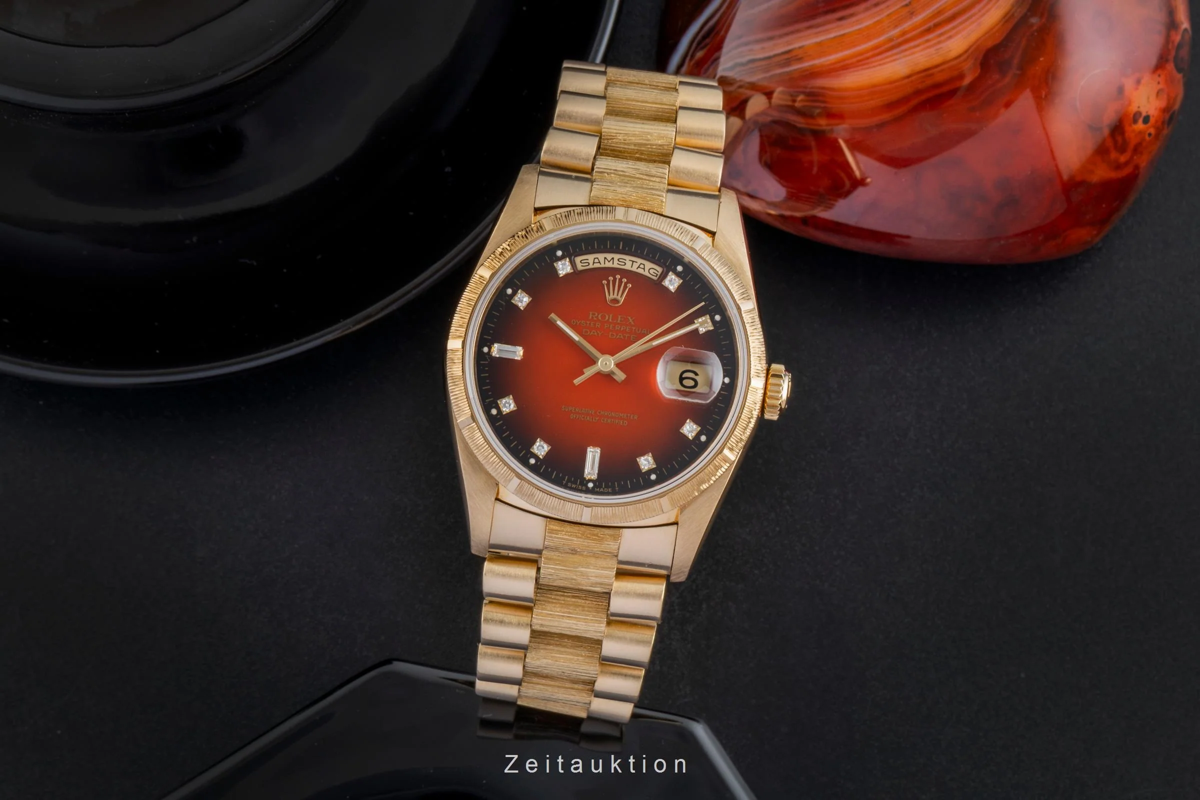 Rolex Day-Date 18 ct gold automatic men's watch 18248  [2506194] - Image 4