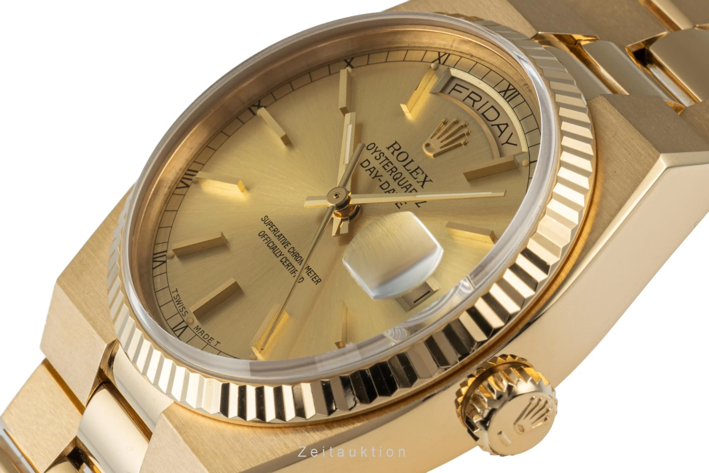 Rolex Day-Date 18 ct gold quartz men's watch 19018 LP: 34400EUR  [2207623] - Image 10