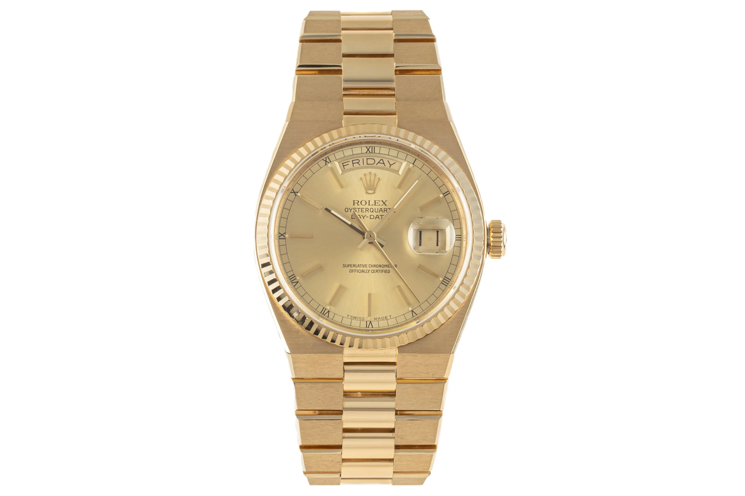 Rolex Day-Date 18 ct gold quartz men's watch 19018 LP: 34400EUR  [2207623] - Image 4