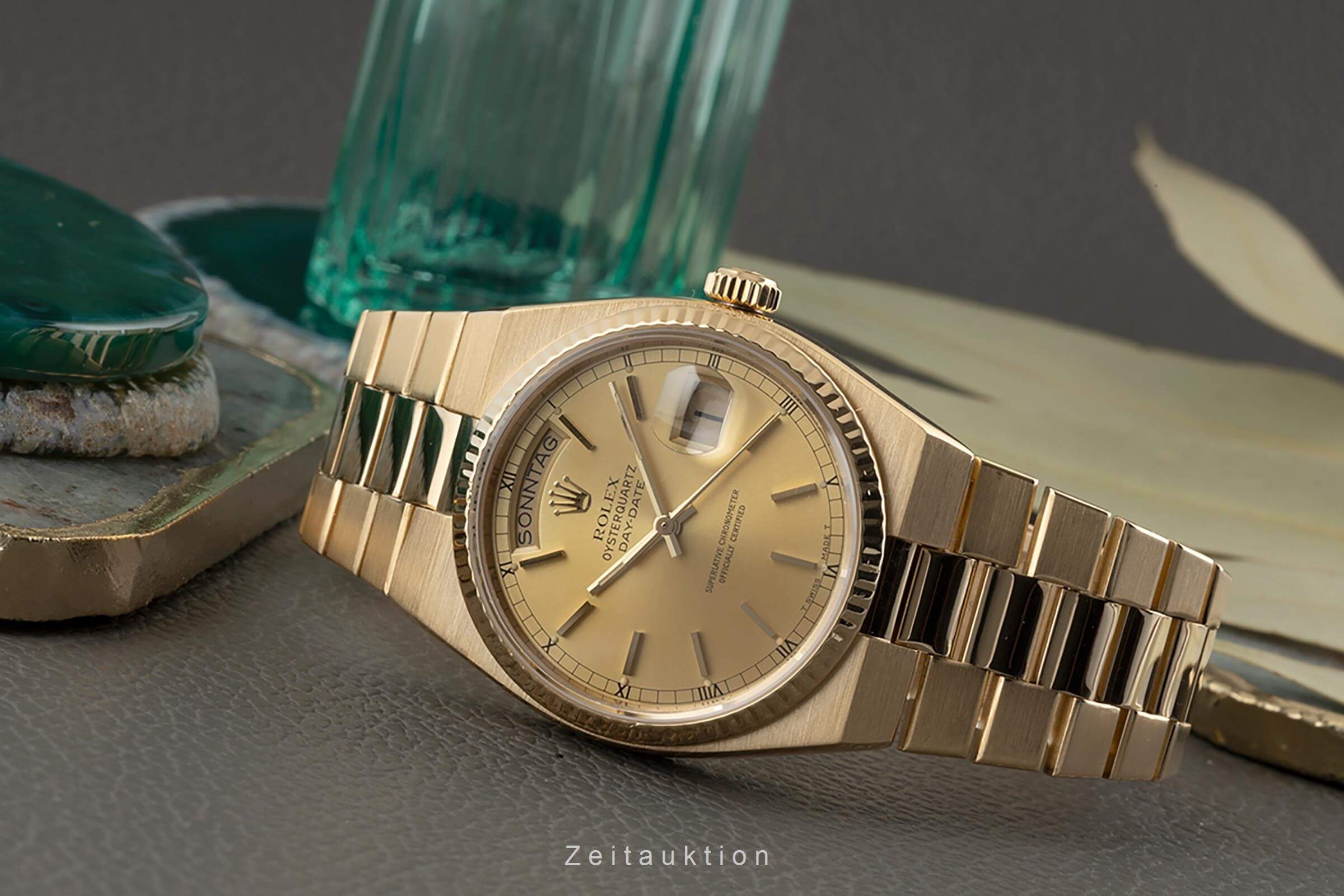 Rolex Day-Date 18 ct gold quartz men's watch 19018 LP: 37300EUR  [2402006] - Image 2