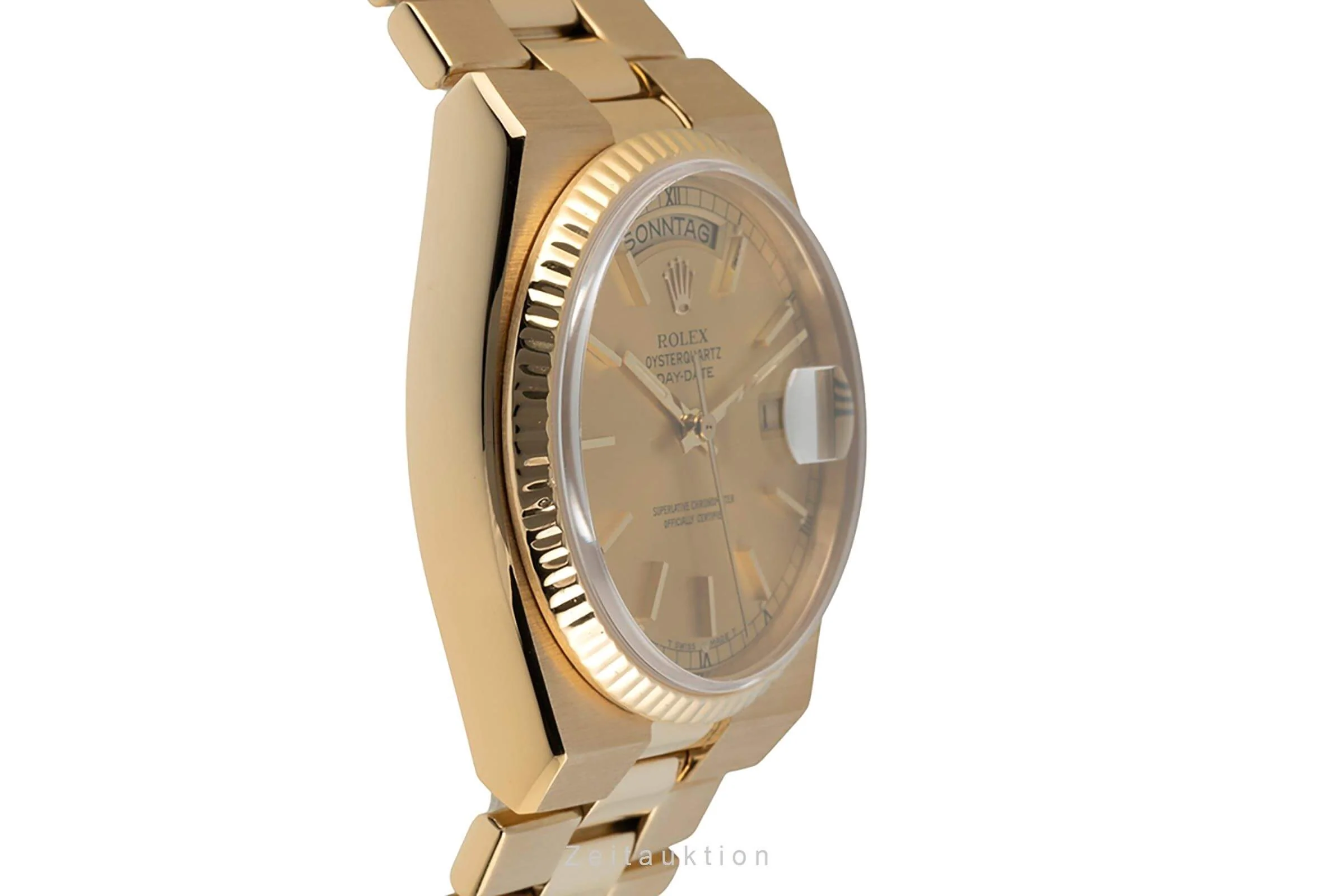 Rolex Day-Date 18 ct gold quartz men's watch 19018 LP: 37300EUR  [2402006] - Image 7