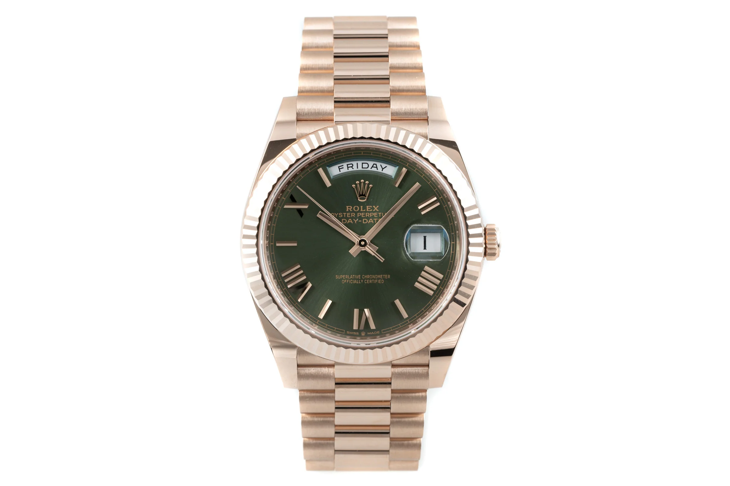 Rolex Day-Date 18 ct red gold automatic men's watch 228235  [2204093] - Image 4