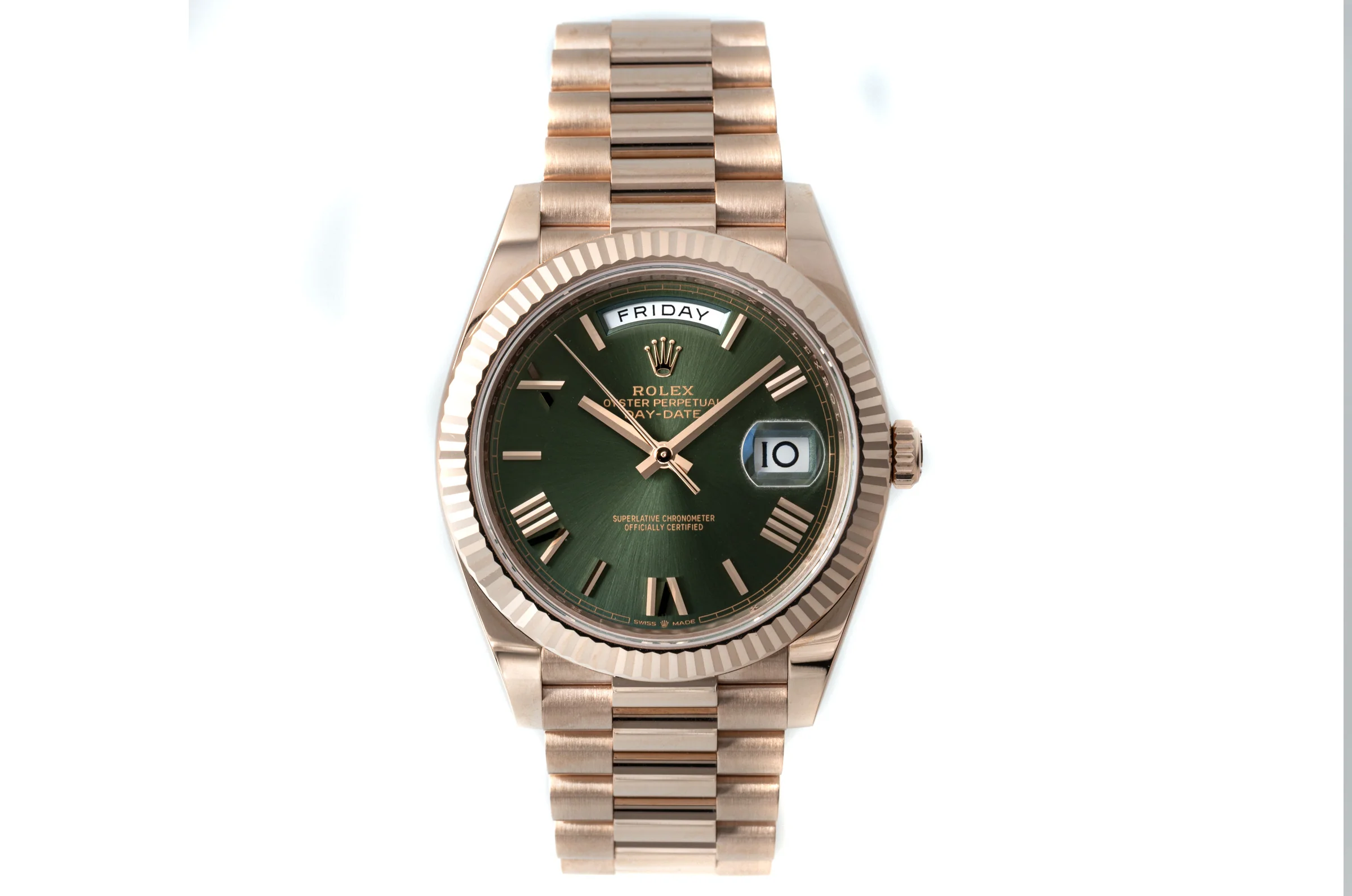 Rolex Day-Date 18 ct red gold automatic men's watch 228235  [2204127] - Image 4