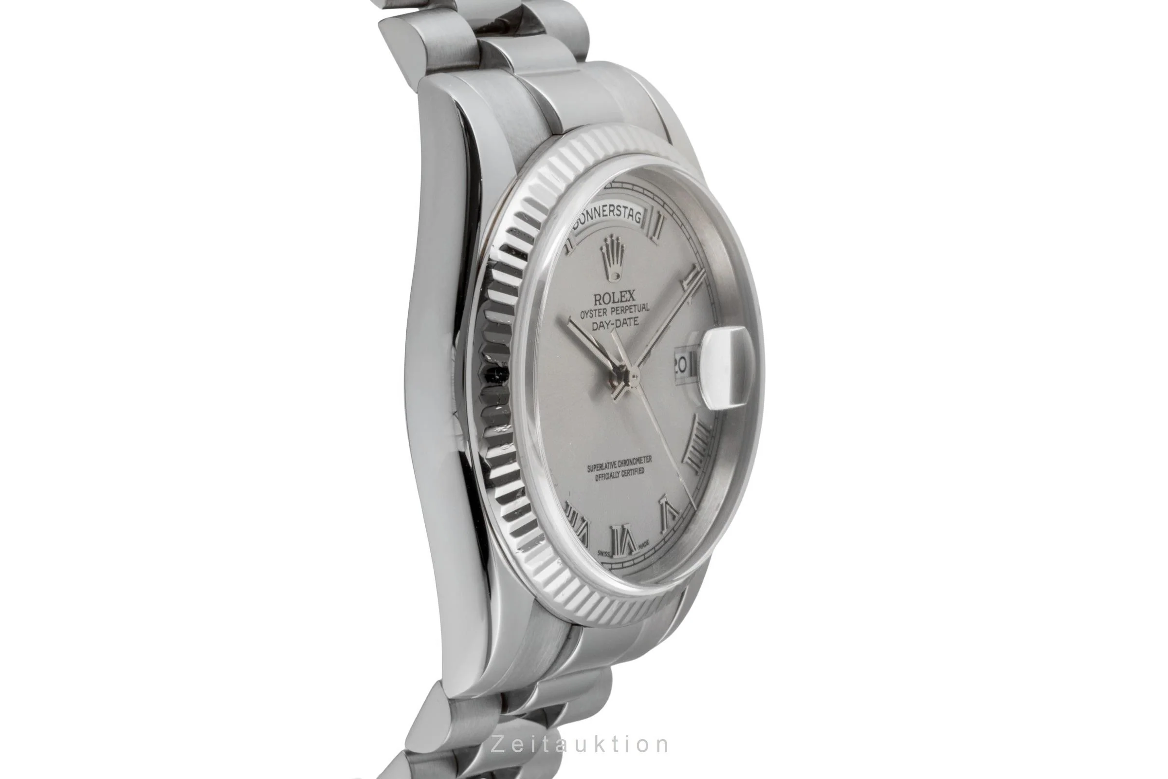 Rolex Day-Date 18 ct white gold automatic men's watch 118239  [2601021] - Image 8
