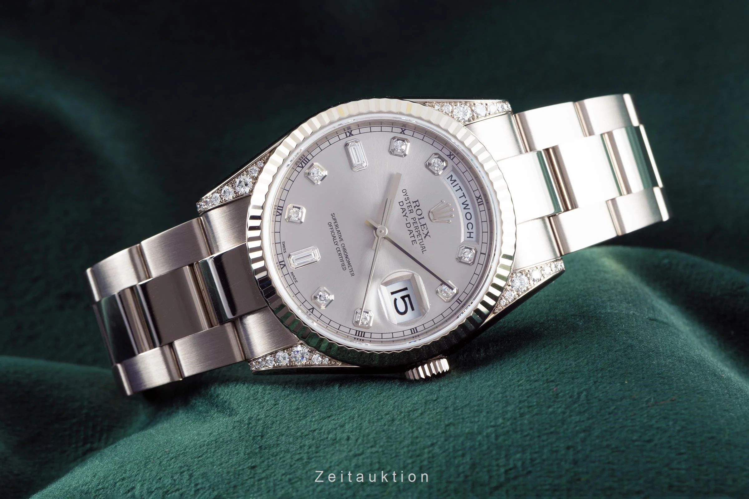 Rolex Day-Date 18 ct white gold automatic men's watch 118339  [2108360] - Image 2