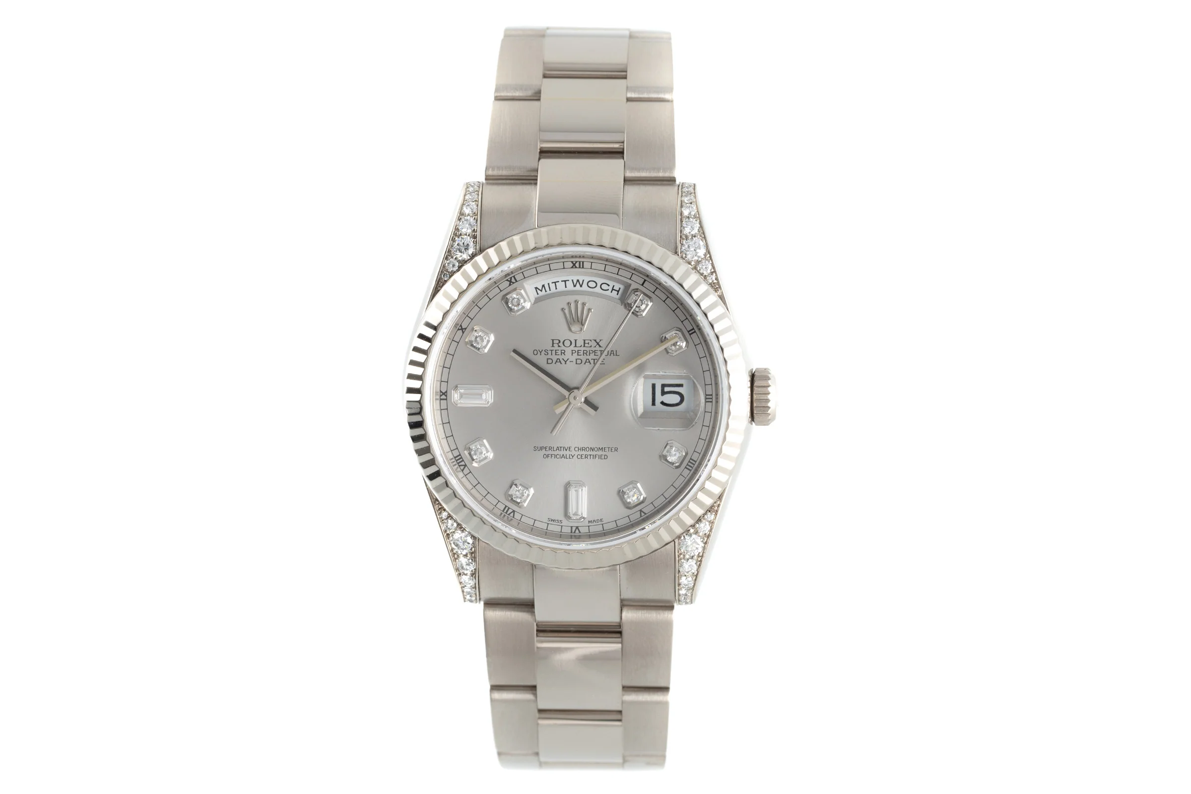 Rolex Day-Date 18 ct white gold automatic men's watch 118339  [2108360] - Image 4