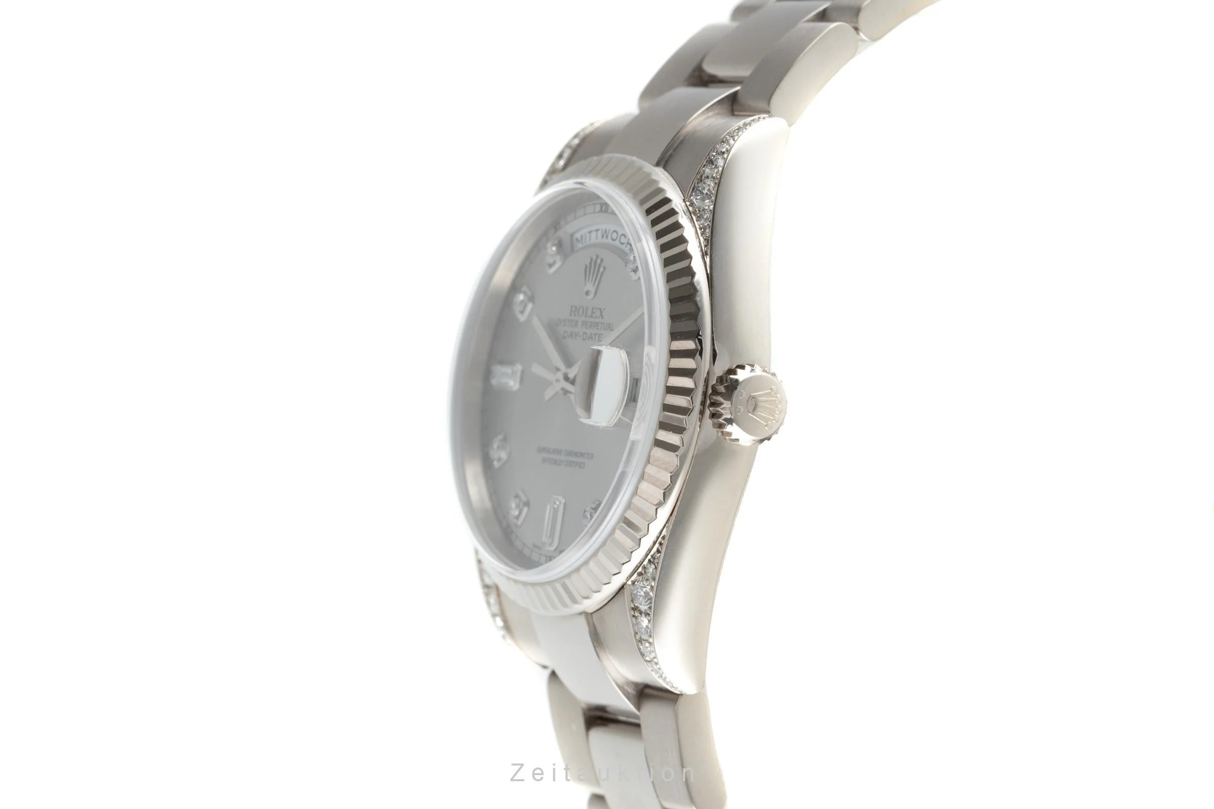 Rolex Day-Date 18 ct white gold automatic men's watch 118339  [2108360] - Image 6