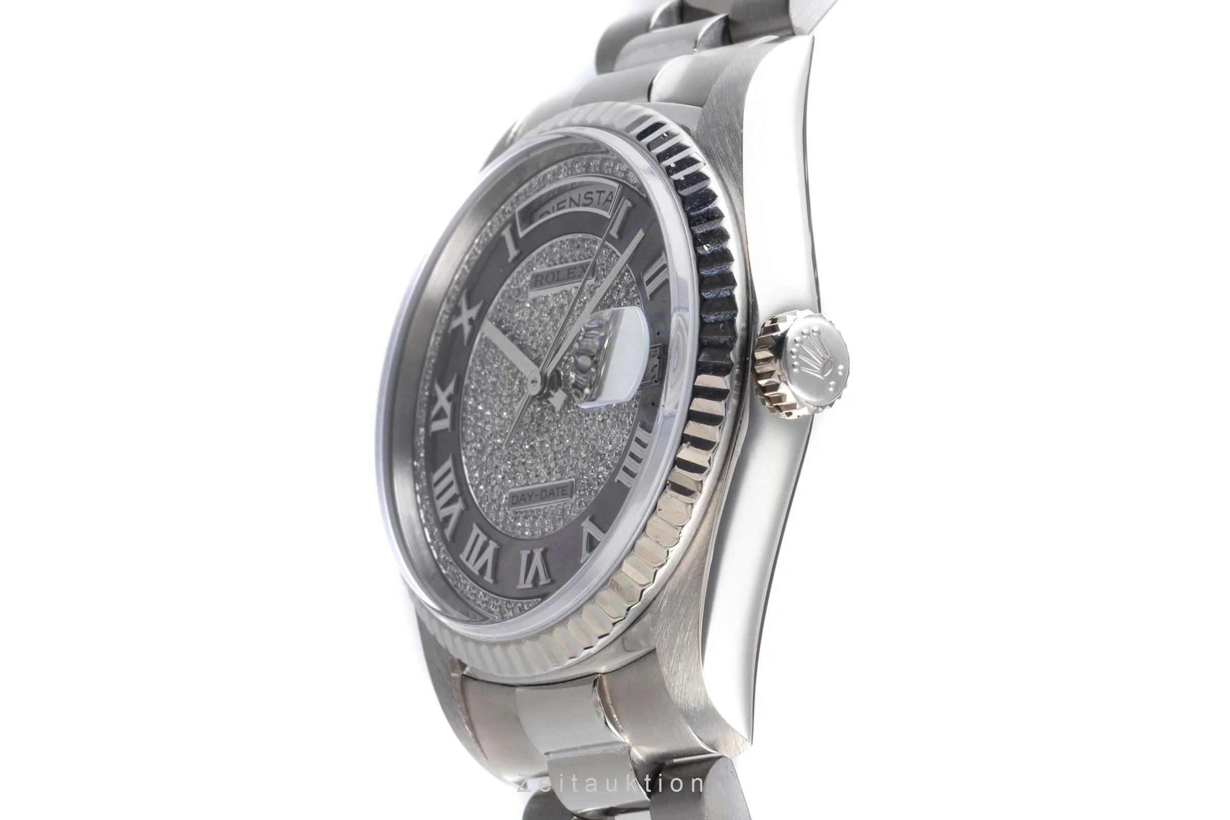Rolex Day-Date 18 ct white gold automatic men's watch 18239  [2200933] - Image 6