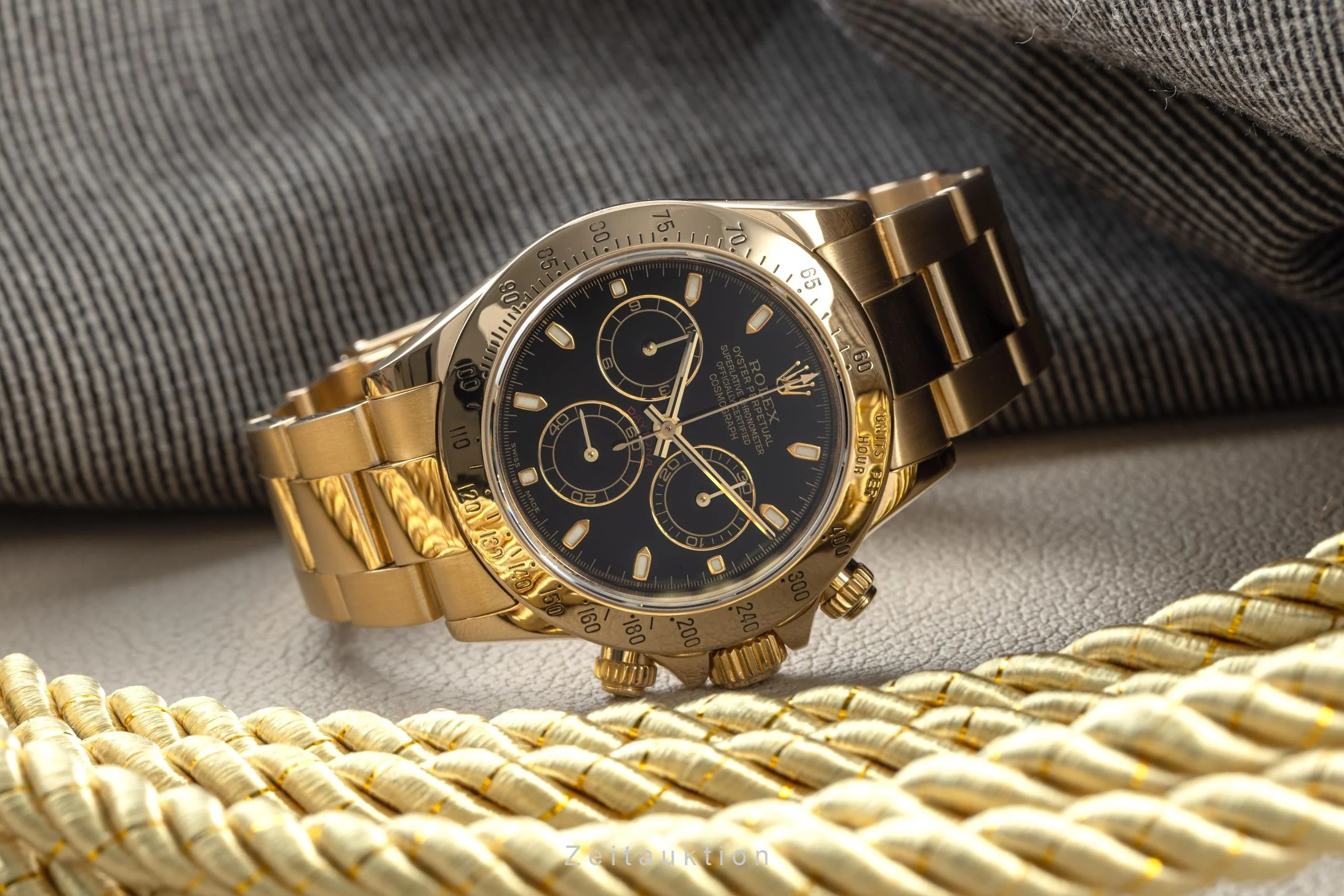 Rolex Daytona chronograph 18 ct gold automatic men's watch 116528  [2200605] - Image 2
