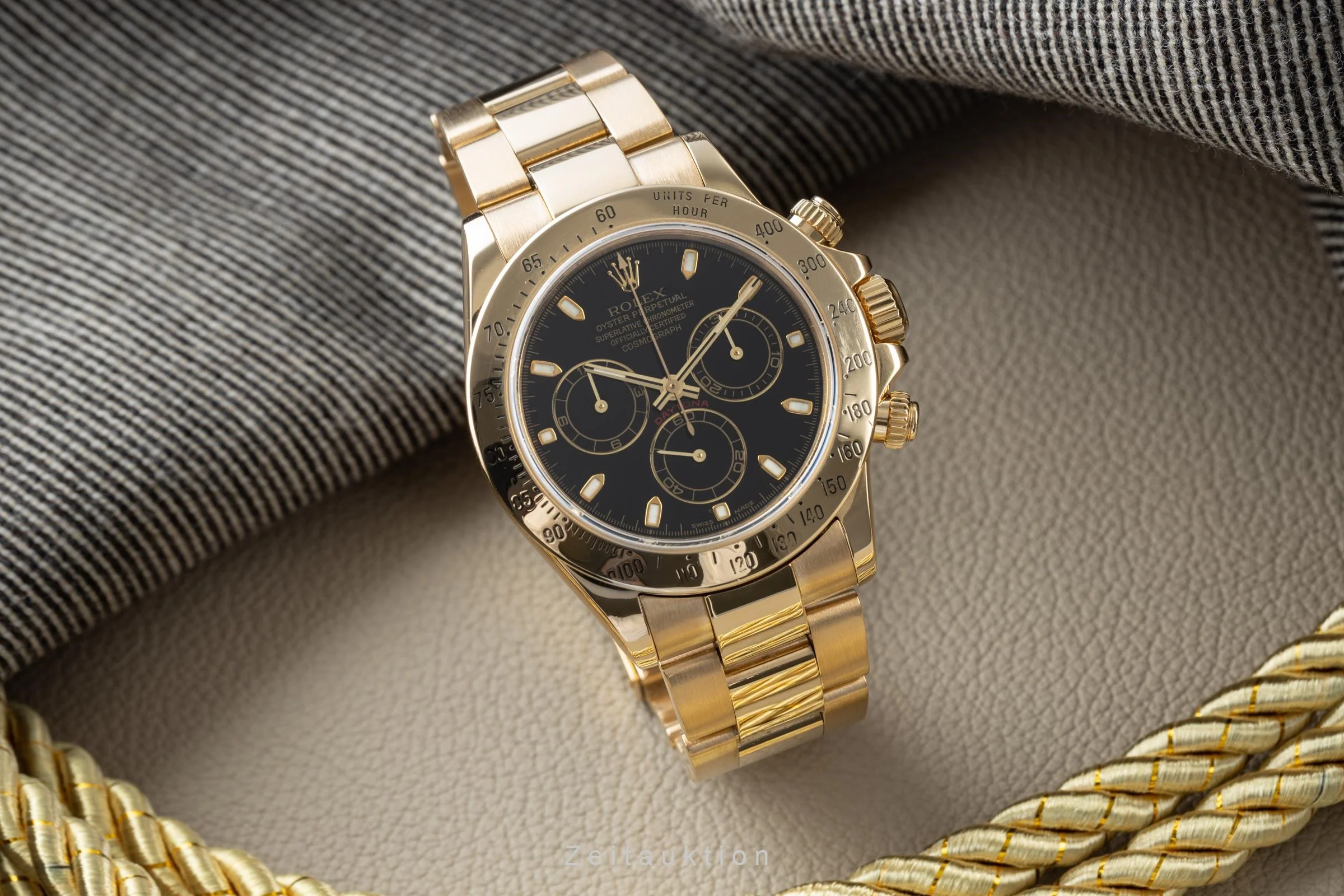 Rolex Daytona chronograph 18 ct gold automatic men's watch 116528  [2200605] - Image 3