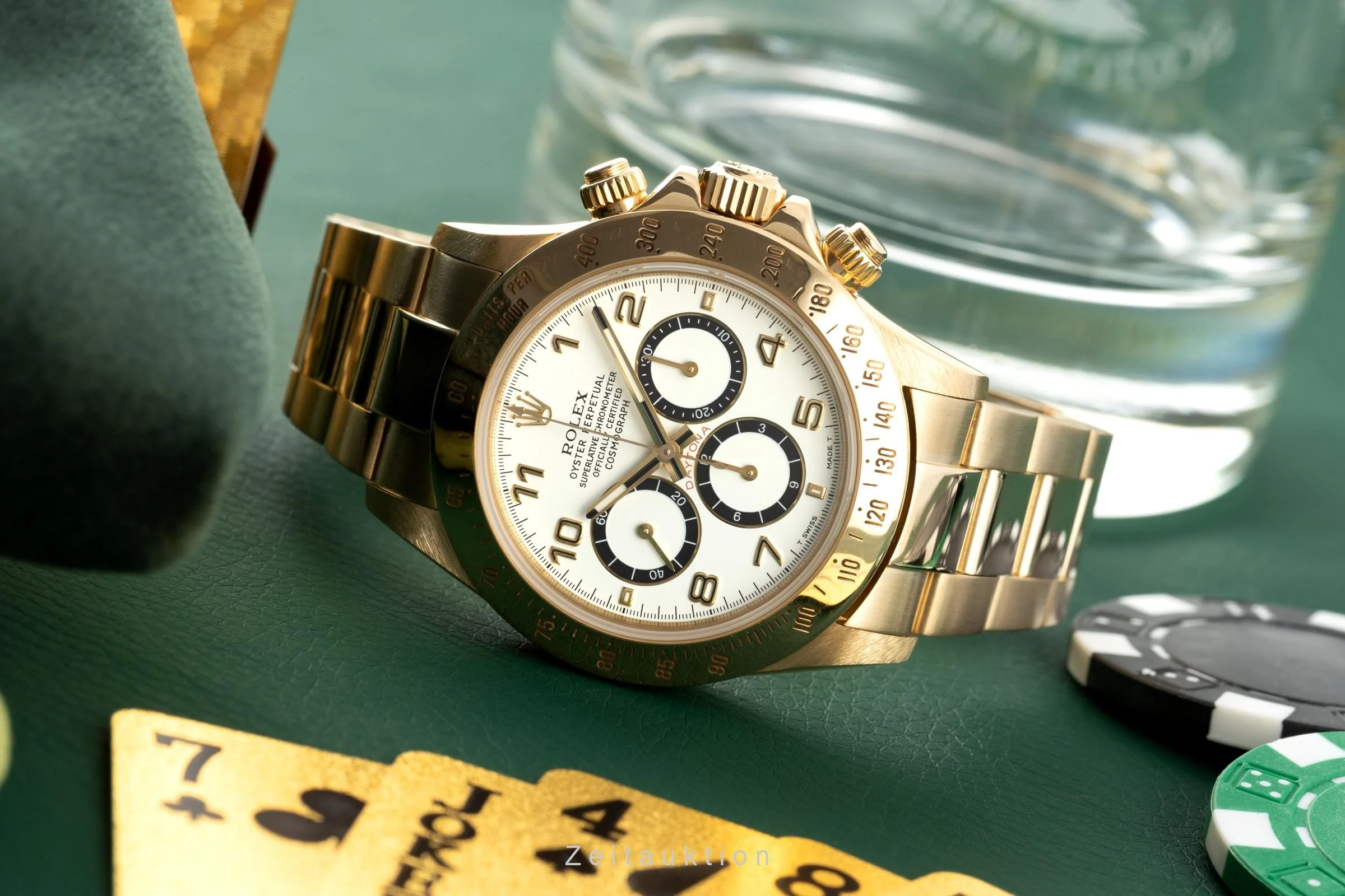 Rolex Daytona chronograph 18 ct gold automatic men's watch 16528  [2200622] - Image 3
