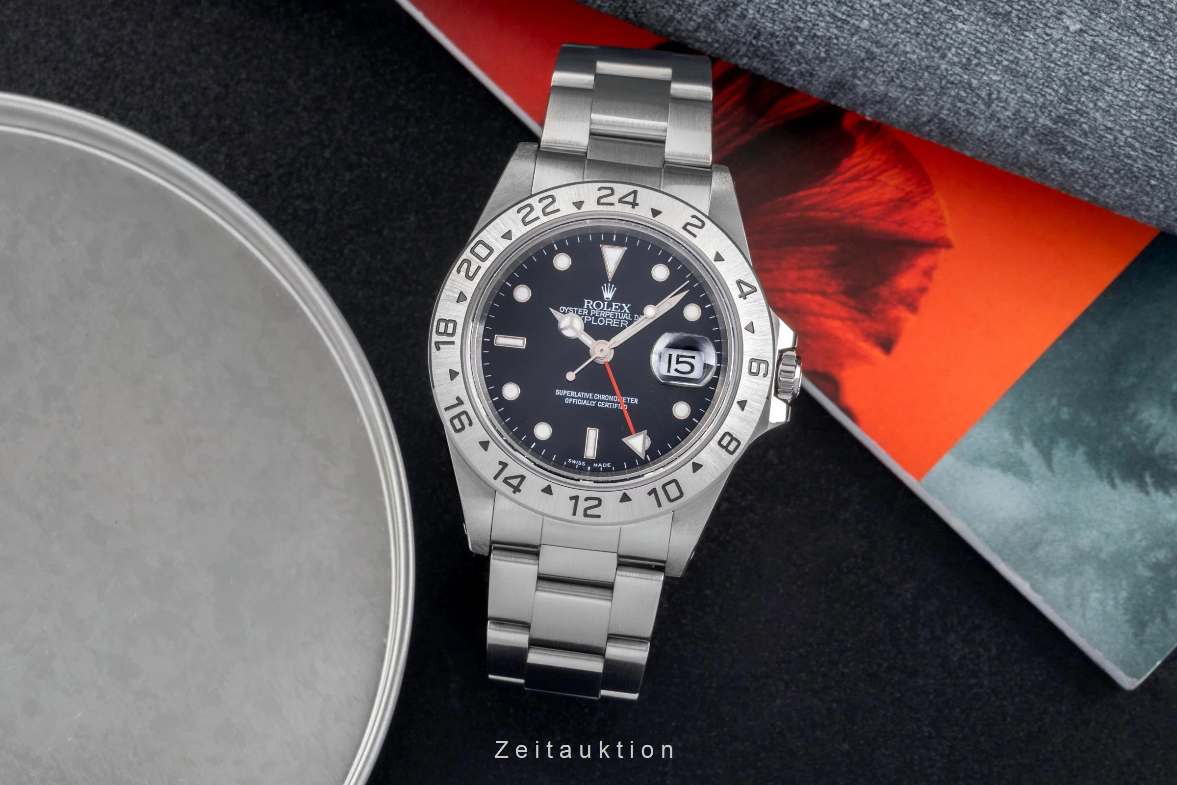Rolex Explorer II steel automatic men's watch 16570  [2503680] - Image 4