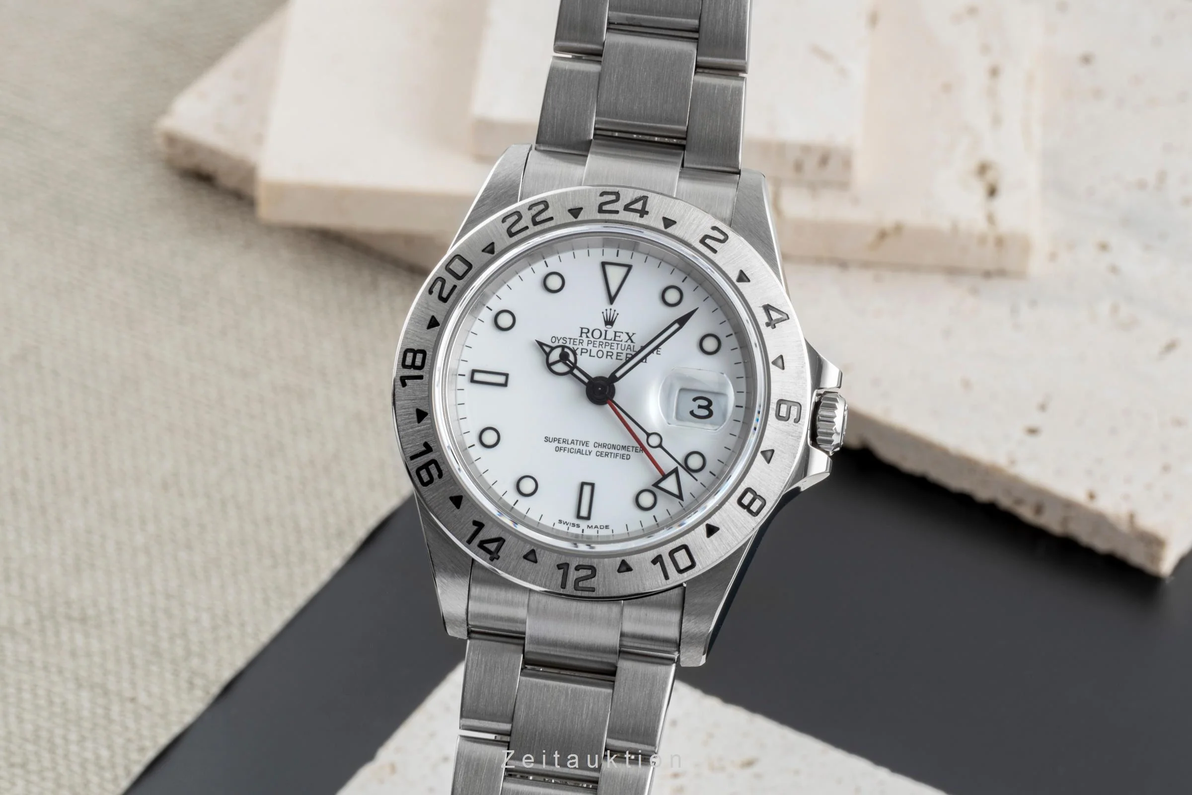 Rolex Explorer II steel automatic men's watch 16570  [2506413] - Image 2