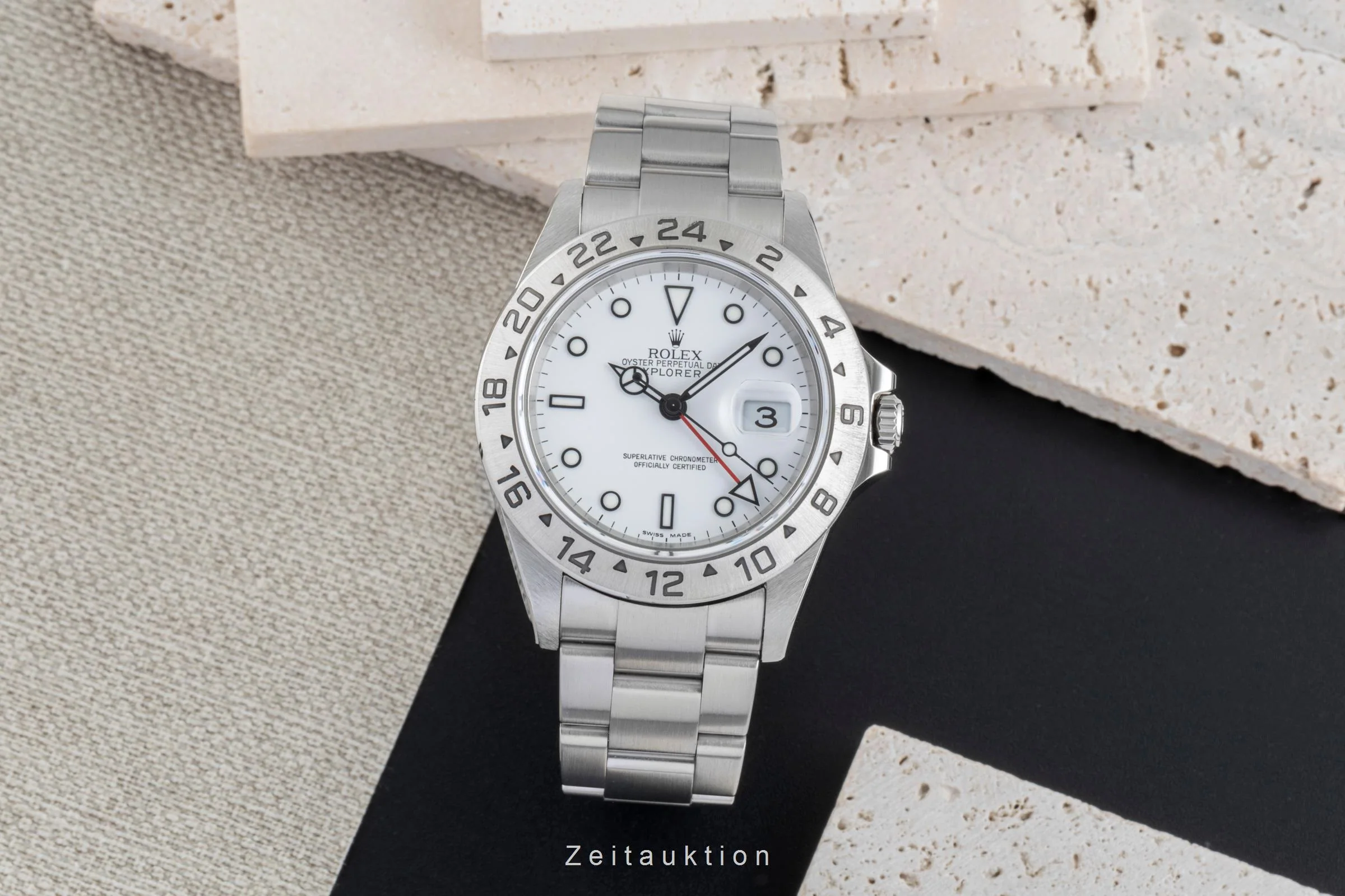 Rolex Explorer II steel automatic men's watch 16570  [2506413] - Image 4