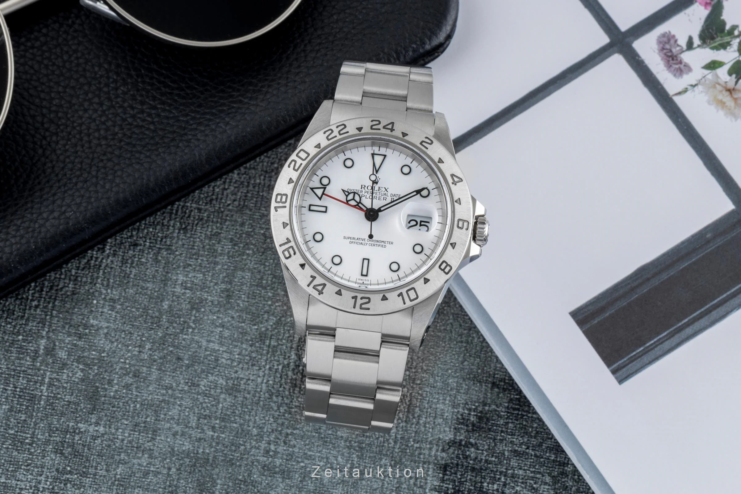 Rolex Explorer II steel automatic men's watch 16570  [2506885] - Image 4