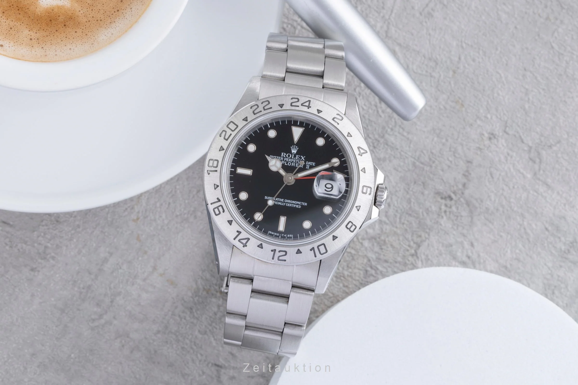 Rolex Explorer II steel automatic men's watch 16570  [2506913] - Image 4