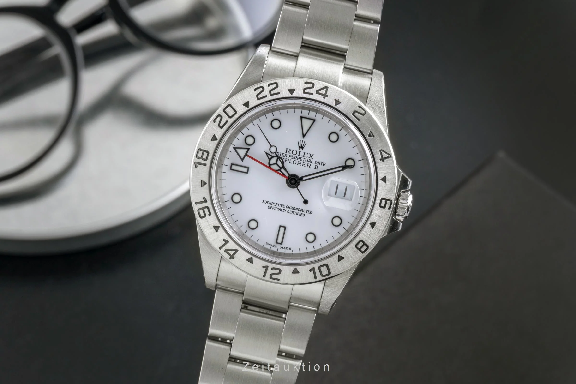 Rolex Explorer II steel automatic men's watch 16570  [2600660] - Image 2