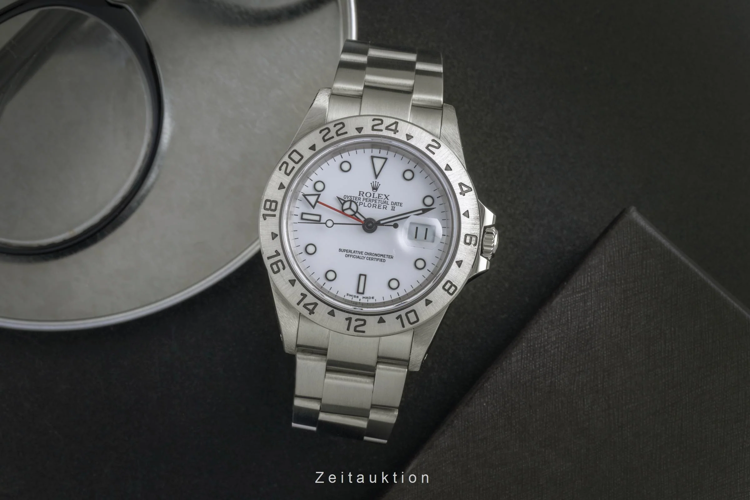 Rolex Explorer II steel automatic men's watch 16570  [2600660] - Image 4