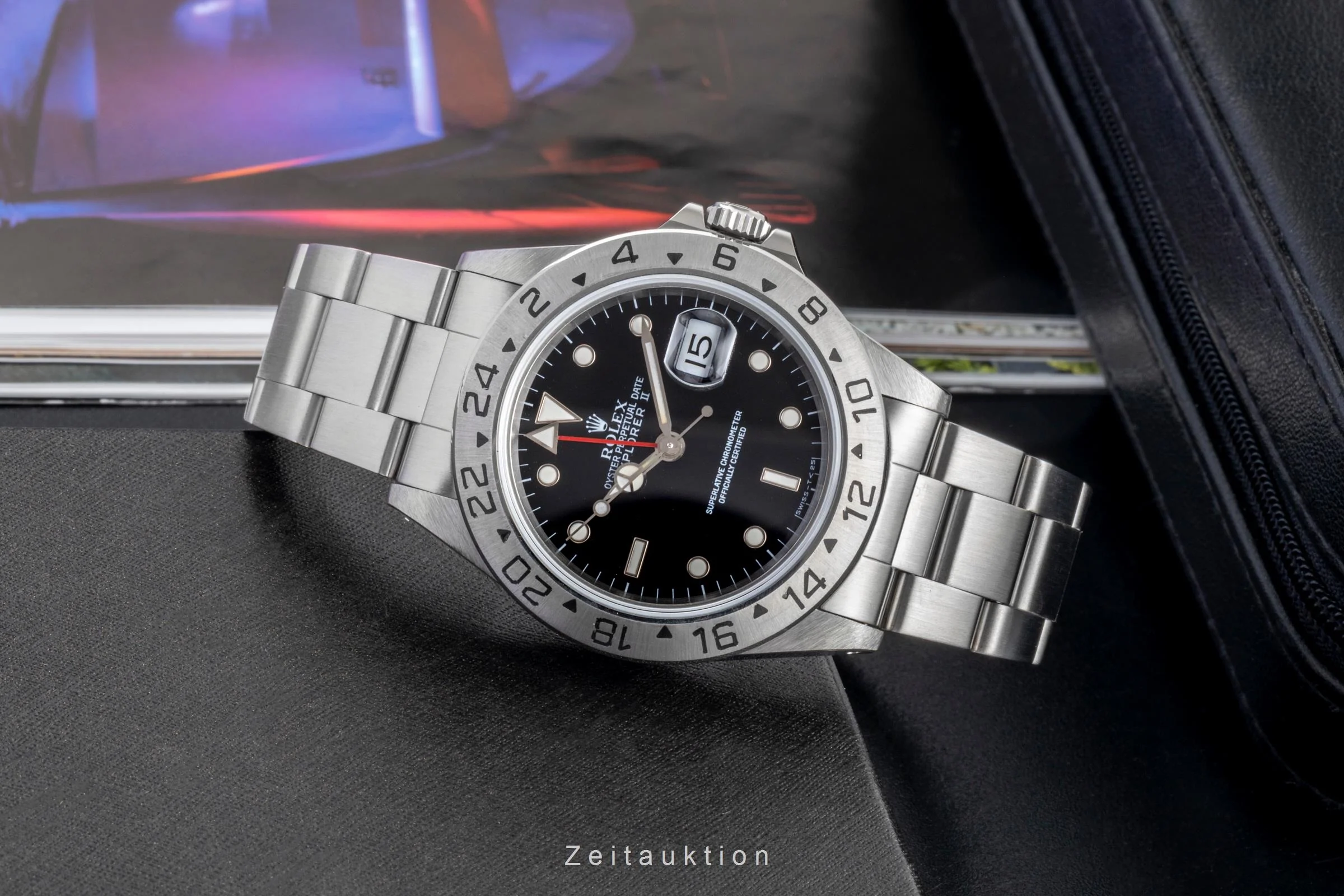 Rolex Explorer II steel automatic men's watch 16570  [2600726] - Image 3