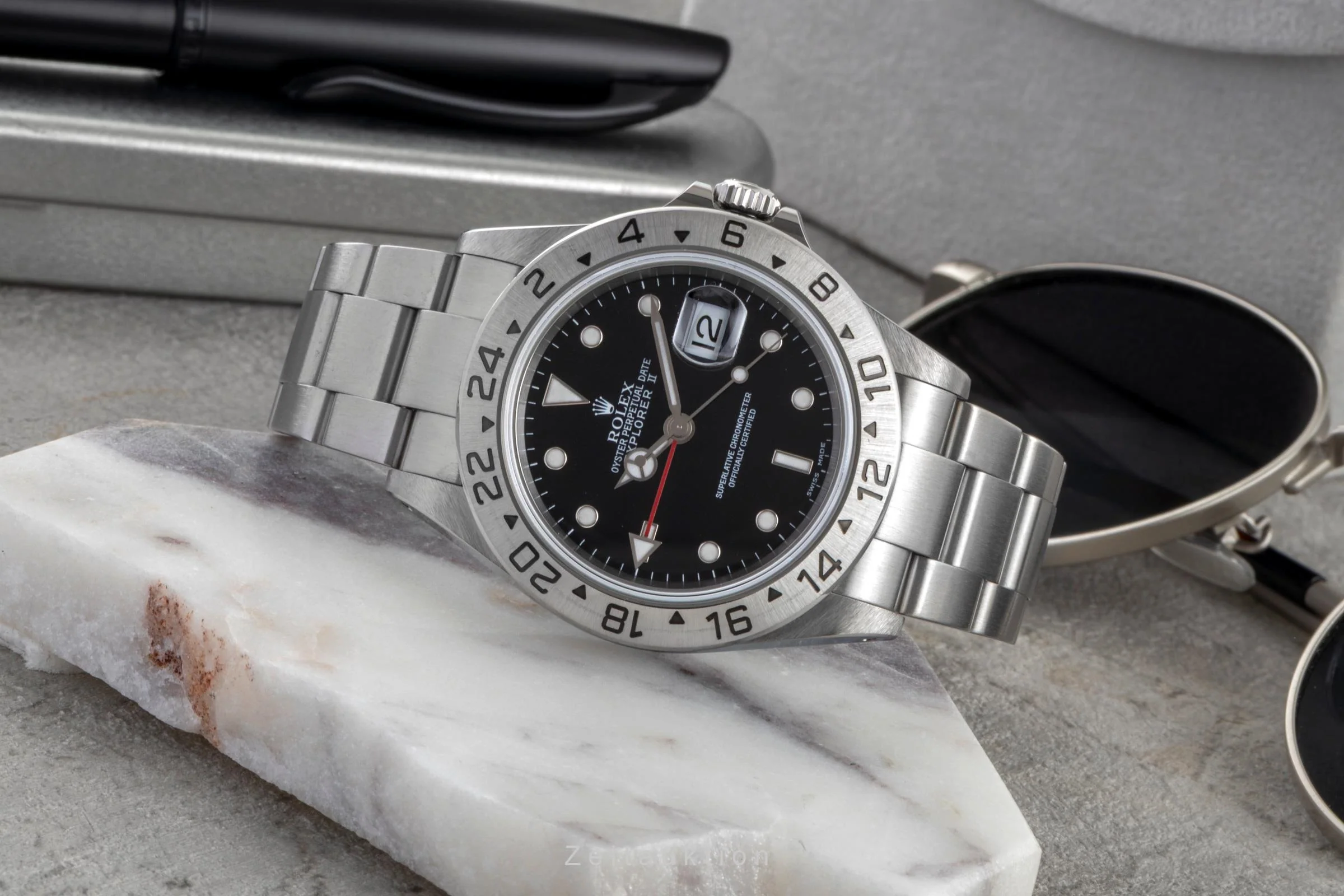 Rolex Explorer II steel automatic men's watch 16570  [2600913] - Image 3
