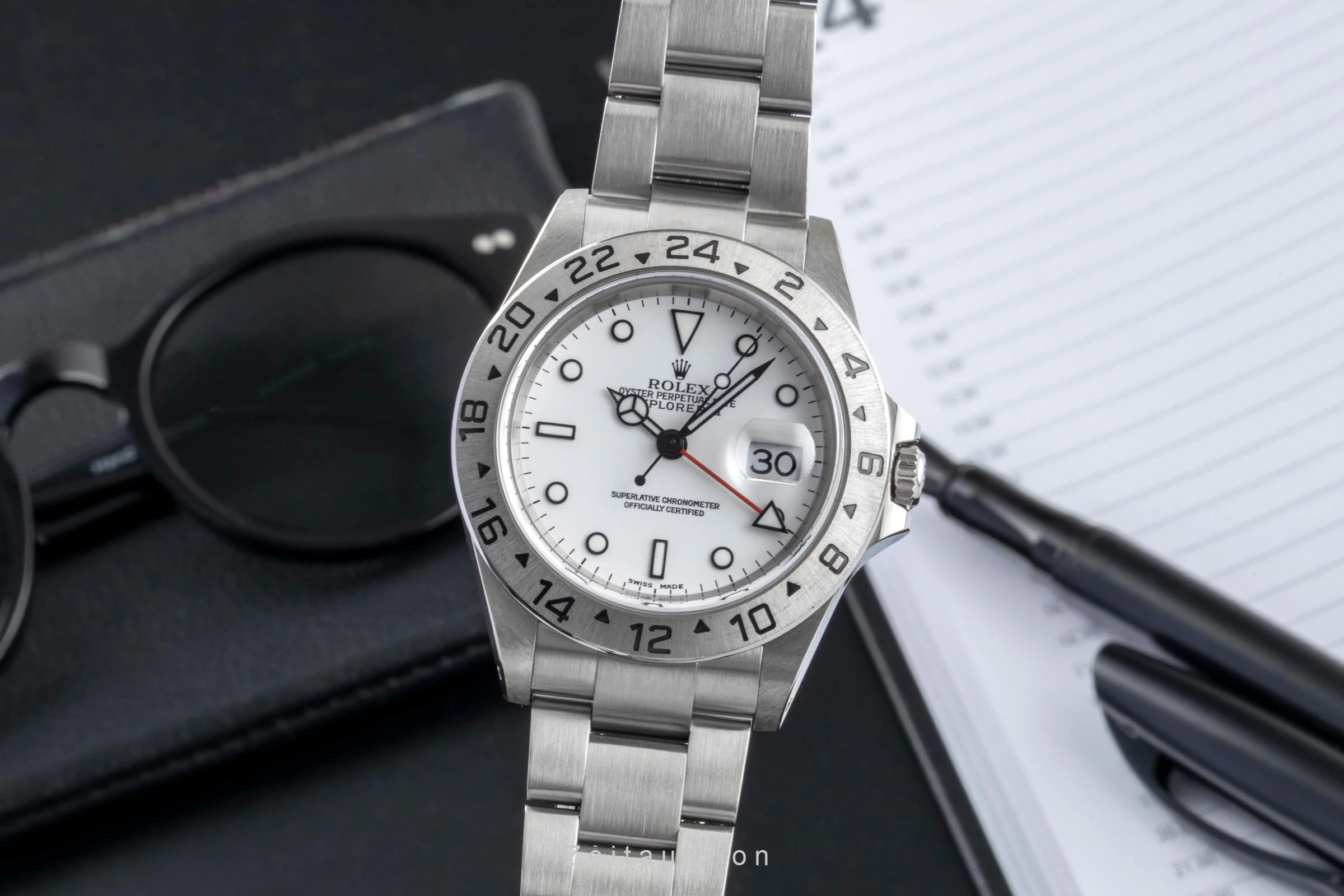 Rolex Explorer II steel automatic men's watch 16570  [2600961] - Image 2