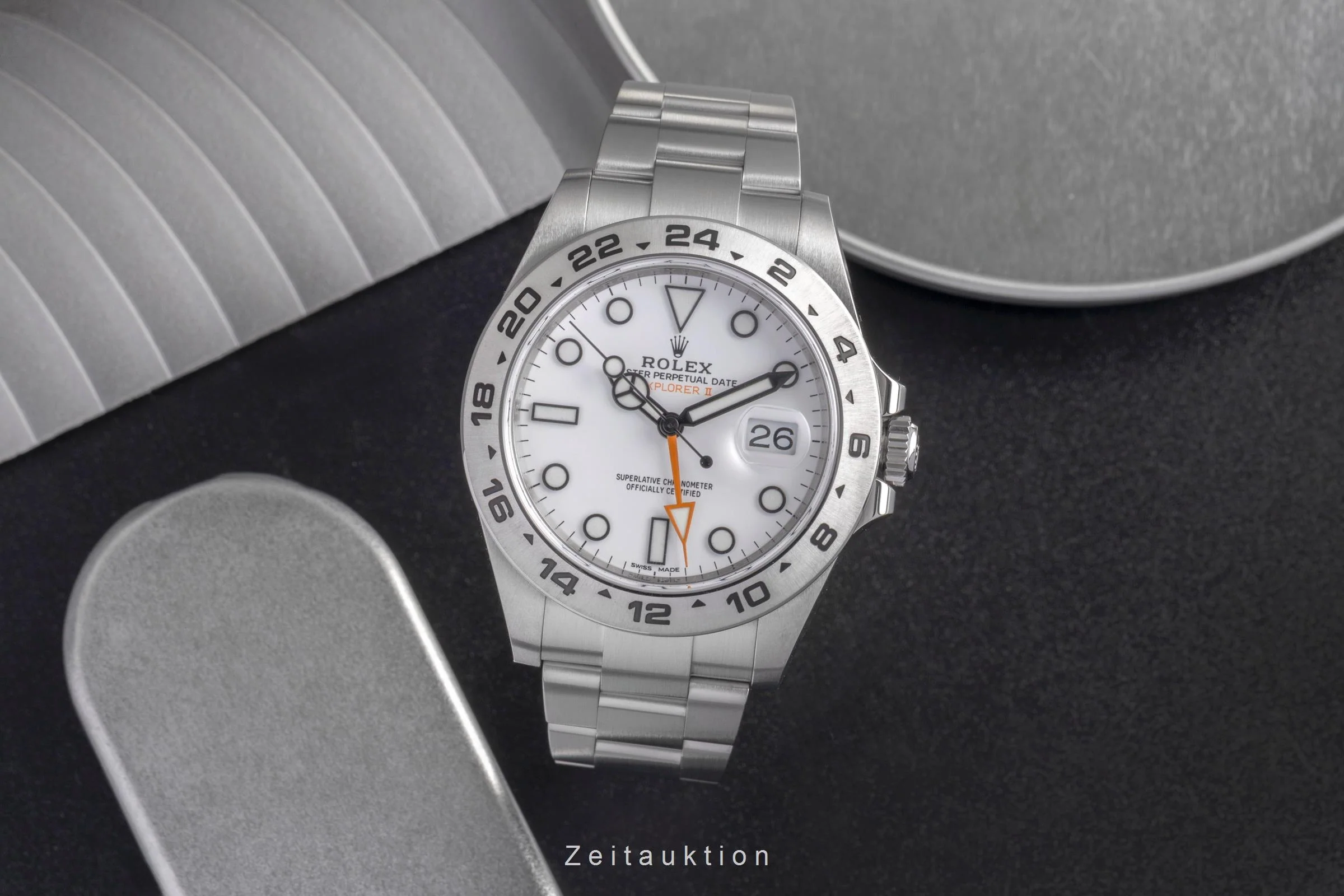 Rolex Explorer II steel automatic men's watch 216570  [2503946] - Image 4