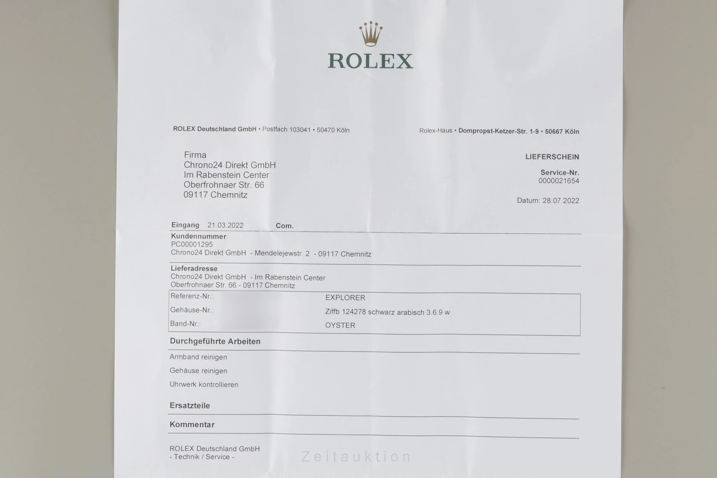 Rolex Explorer steel automatic men's watch 124270  [2201995] - Image 12
