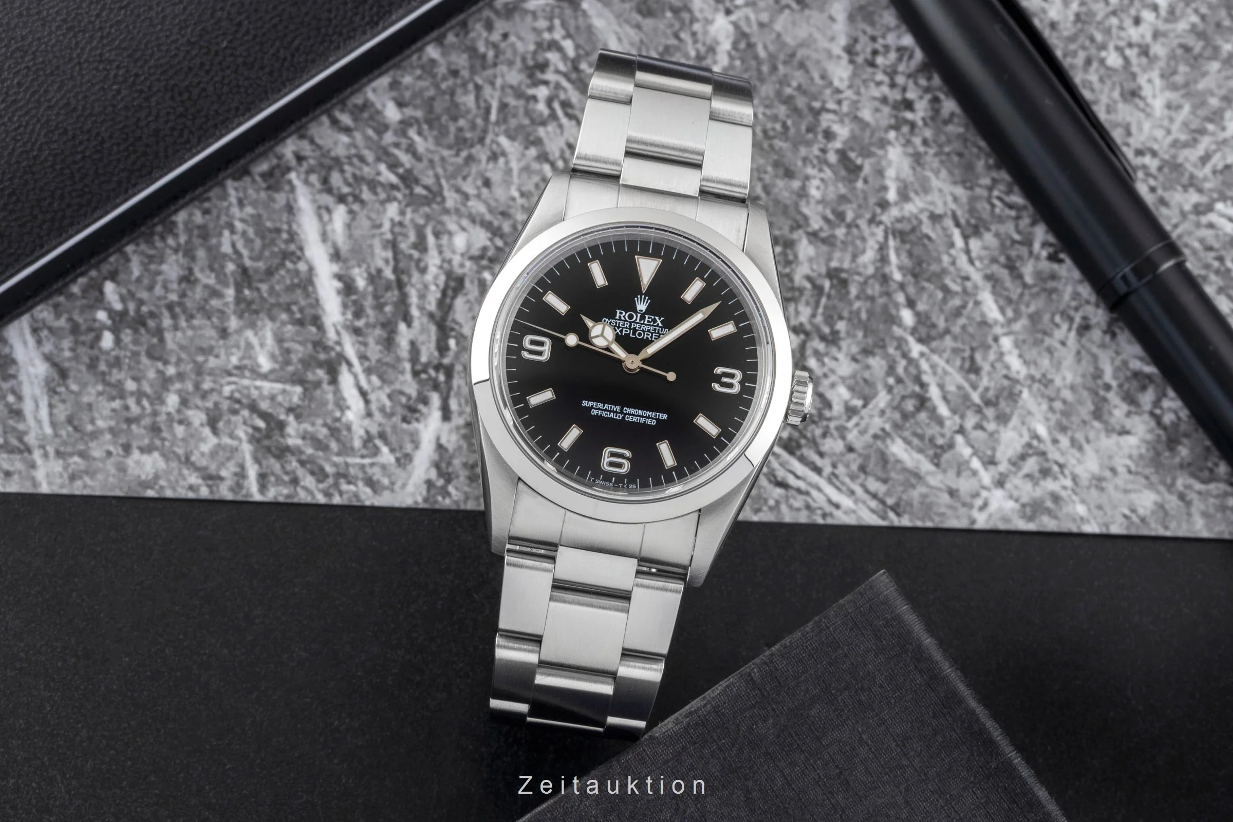 Rolex Explorer steel automatic men's watch 14270  [2600962] - Image 4