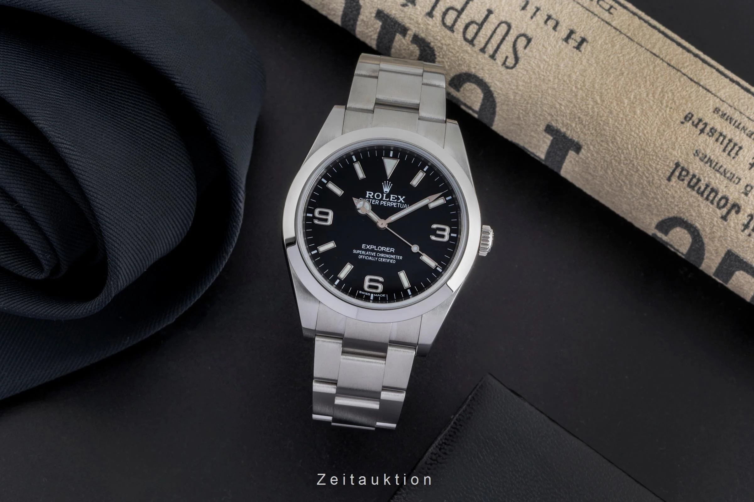 Rolex Explorer steel automatic men's watch 214270  [2502431] - Image 4