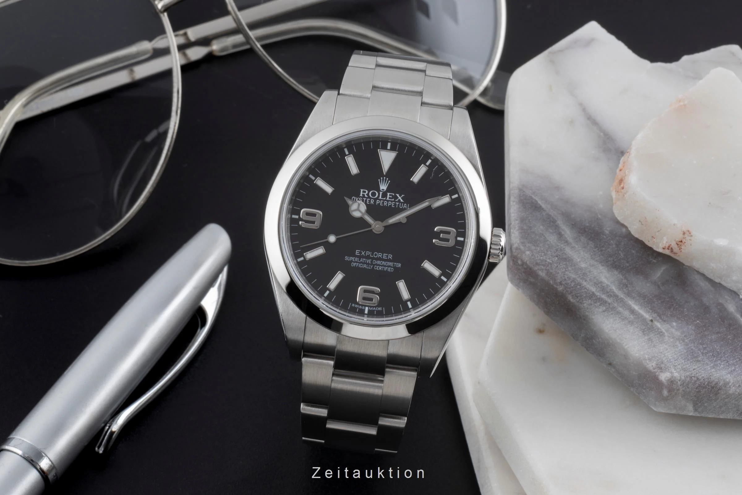 Rolex Explorer steel automatic men's watch 214270  [2504361] - Image 4