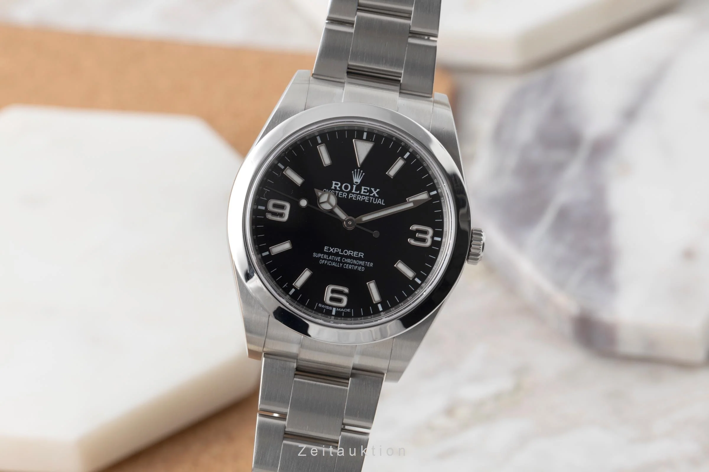 Rolex Explorer steel automatic men's watch 214270  [2600485] - Image 2