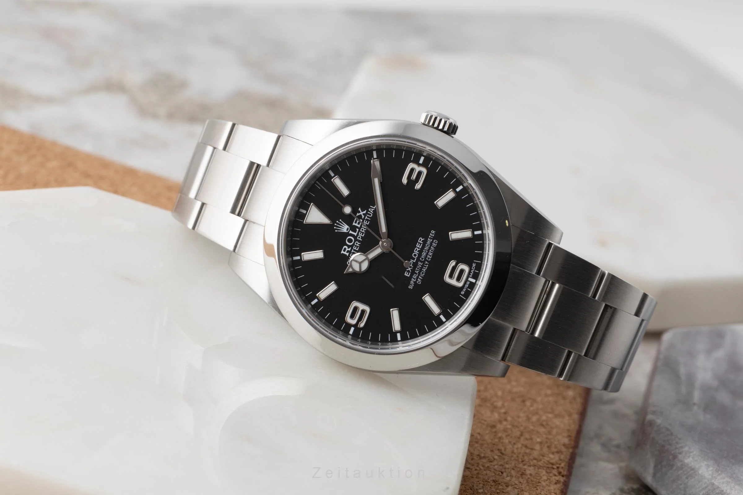 Rolex Explorer steel automatic men's watch 214270  [2600485] - Image 3