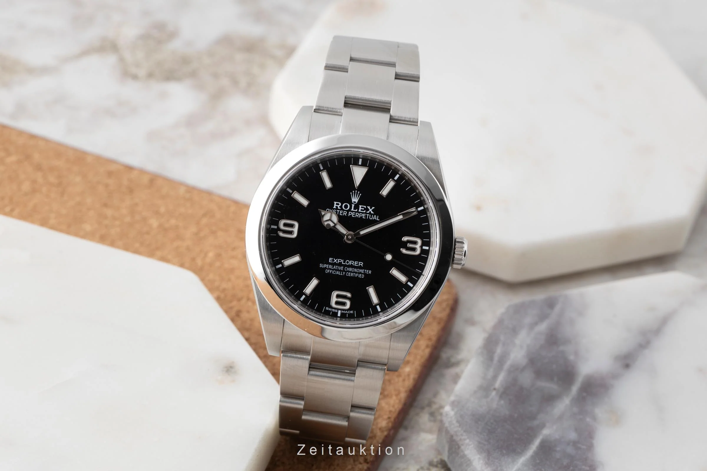Rolex Explorer steel automatic men's watch 214270  [2600485] - Image 4