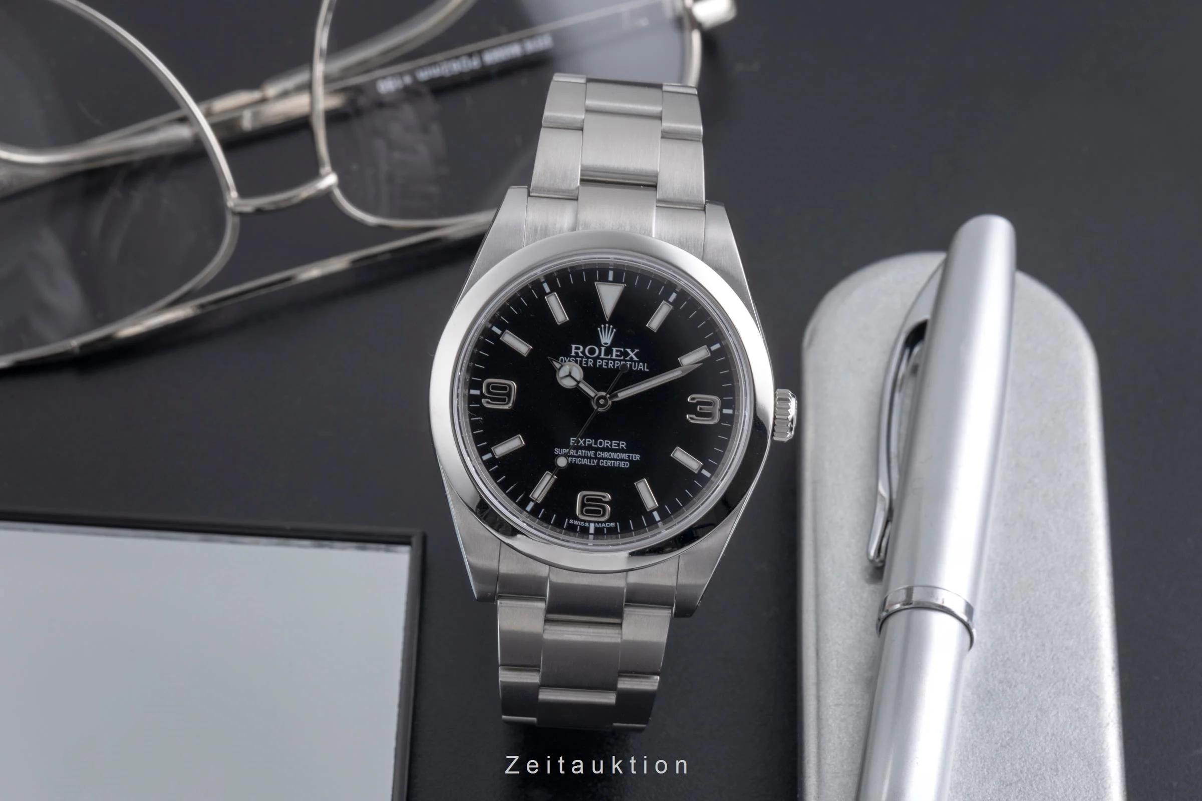 Rolex Explorer steel automatic men's watch 214270  [2600497] - Image 4