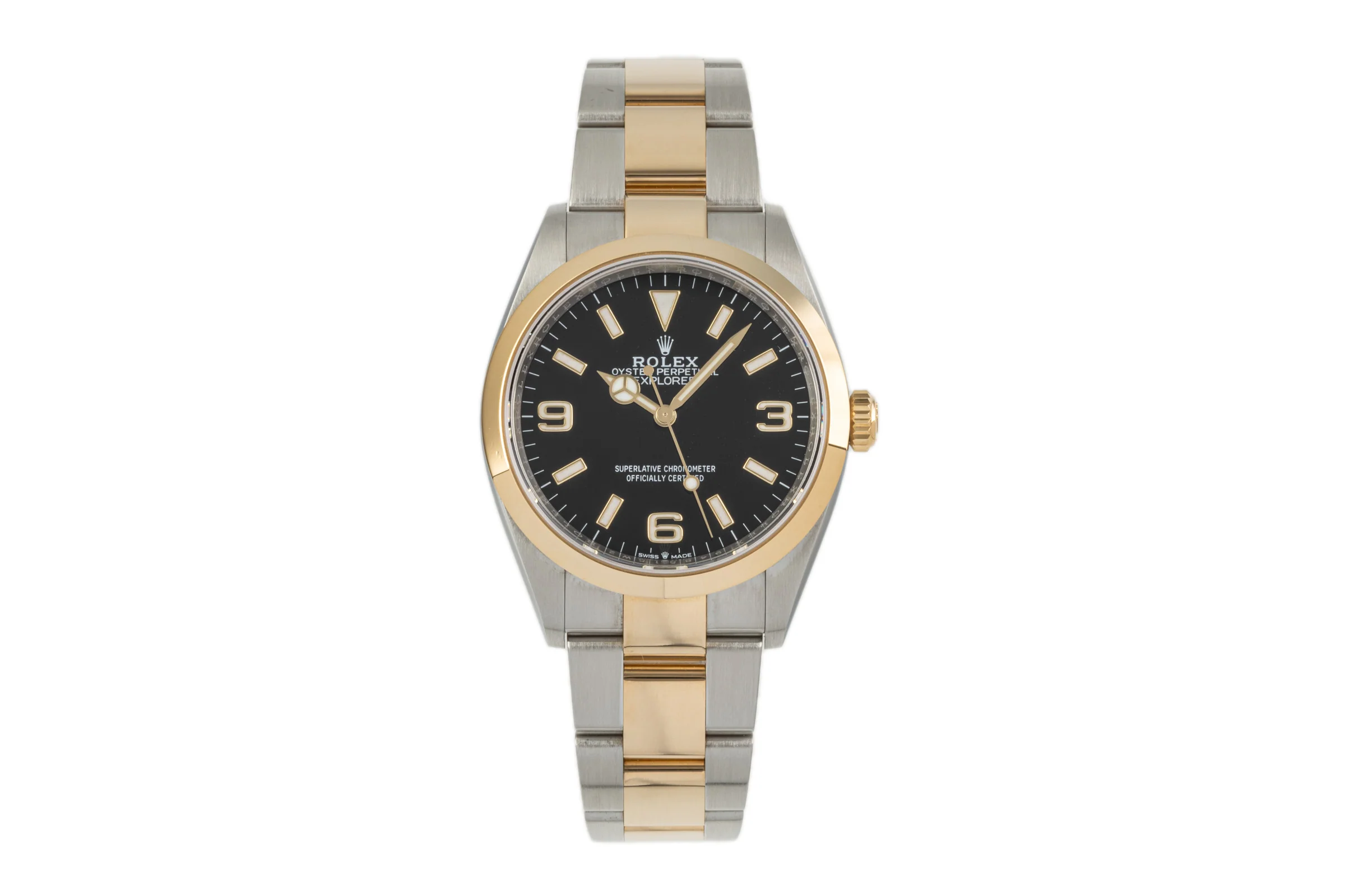 Rolex Explorer steel / gold automatic men's watch 124273 LP: 11550EUR  [2303033] - Image 4