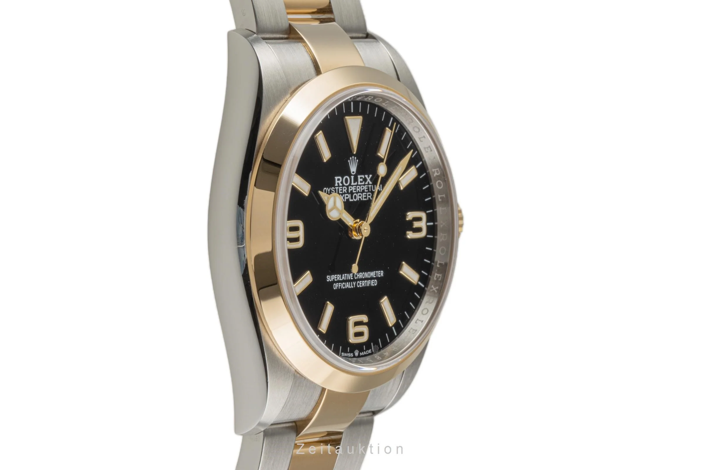 Rolex Explorer steel / gold automatic men's watch 124273 LP: 11550EUR  [2303033] - Image 7
