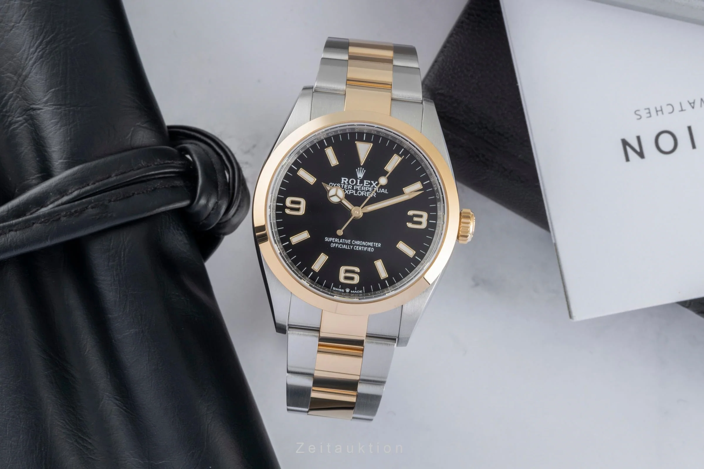 Rolex Explorer steel / gold automatic men's watch 124273  [2505623] - Image 4