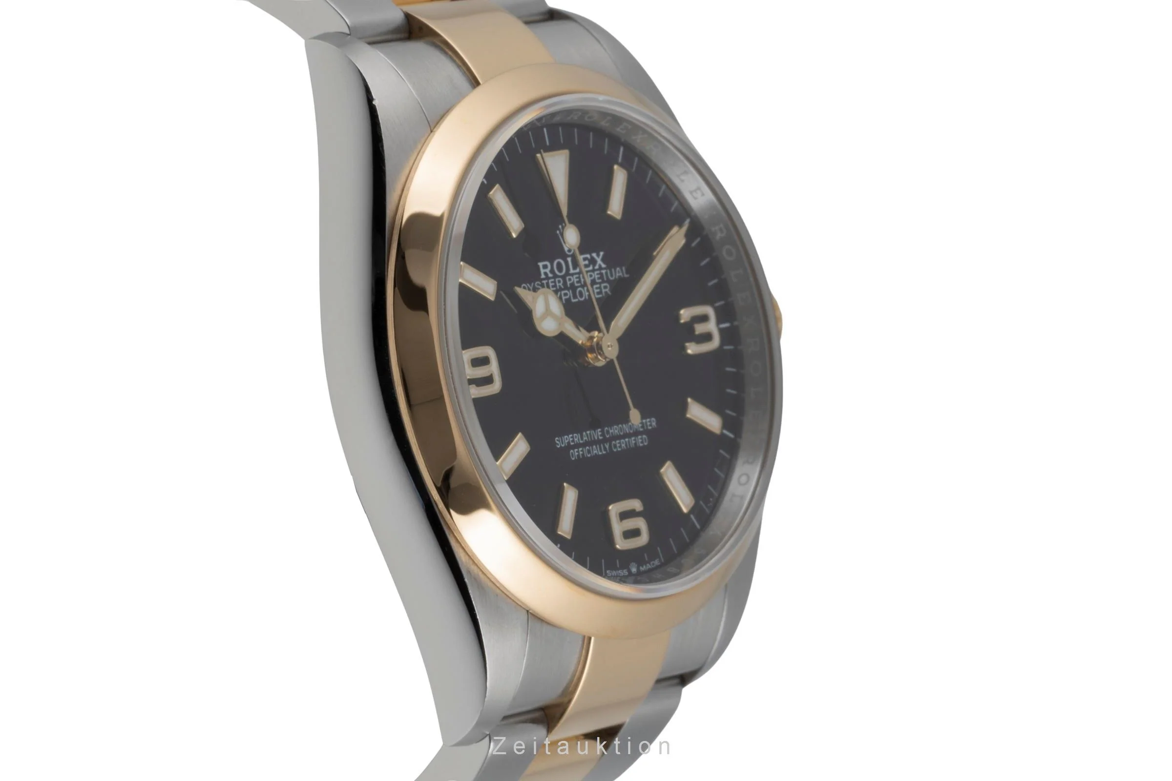 Rolex Explorer steel / gold automatic men's watch 124273  [2600007] - Image 8